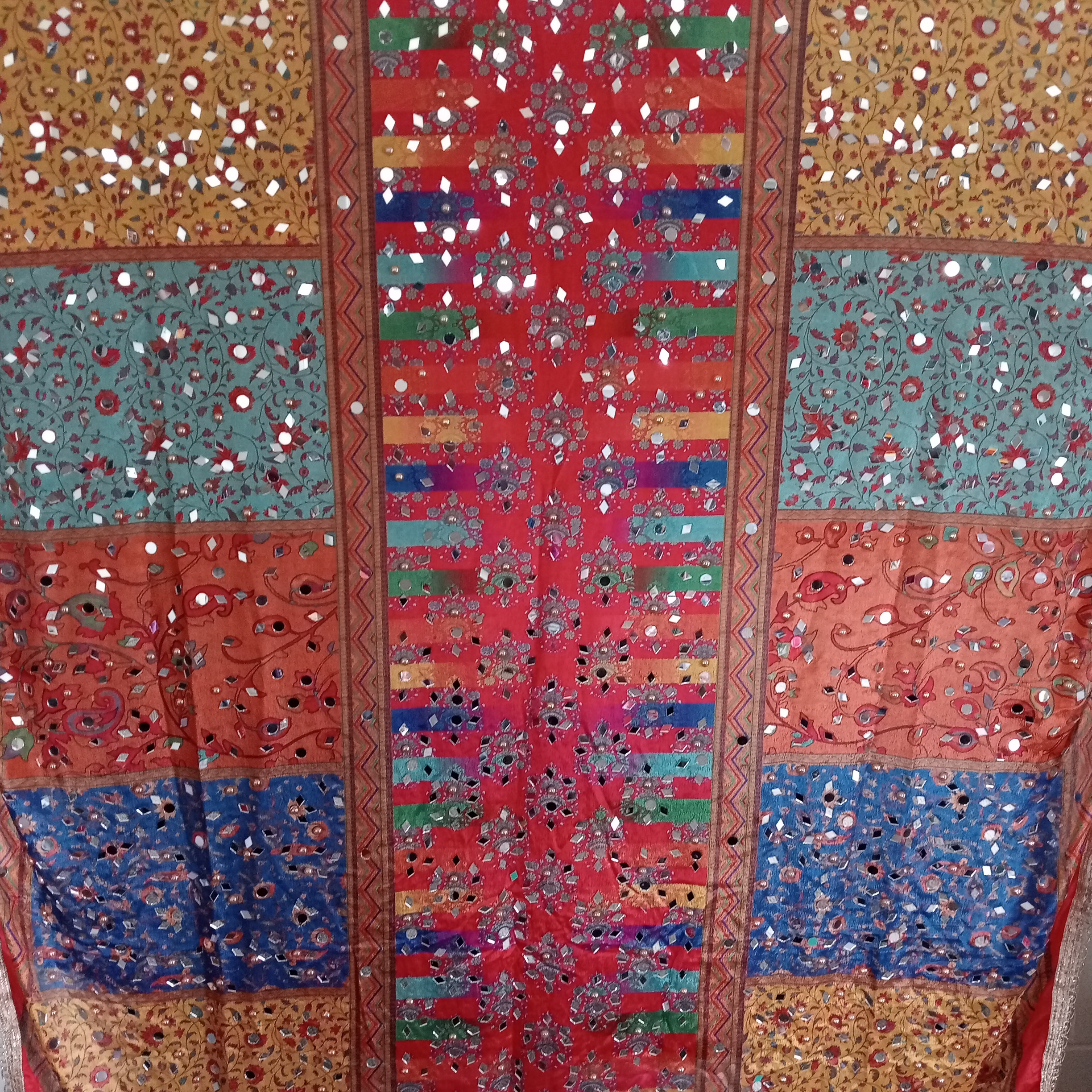 Ethnic wear / Pakistani dupatta/ multicolor dupatta