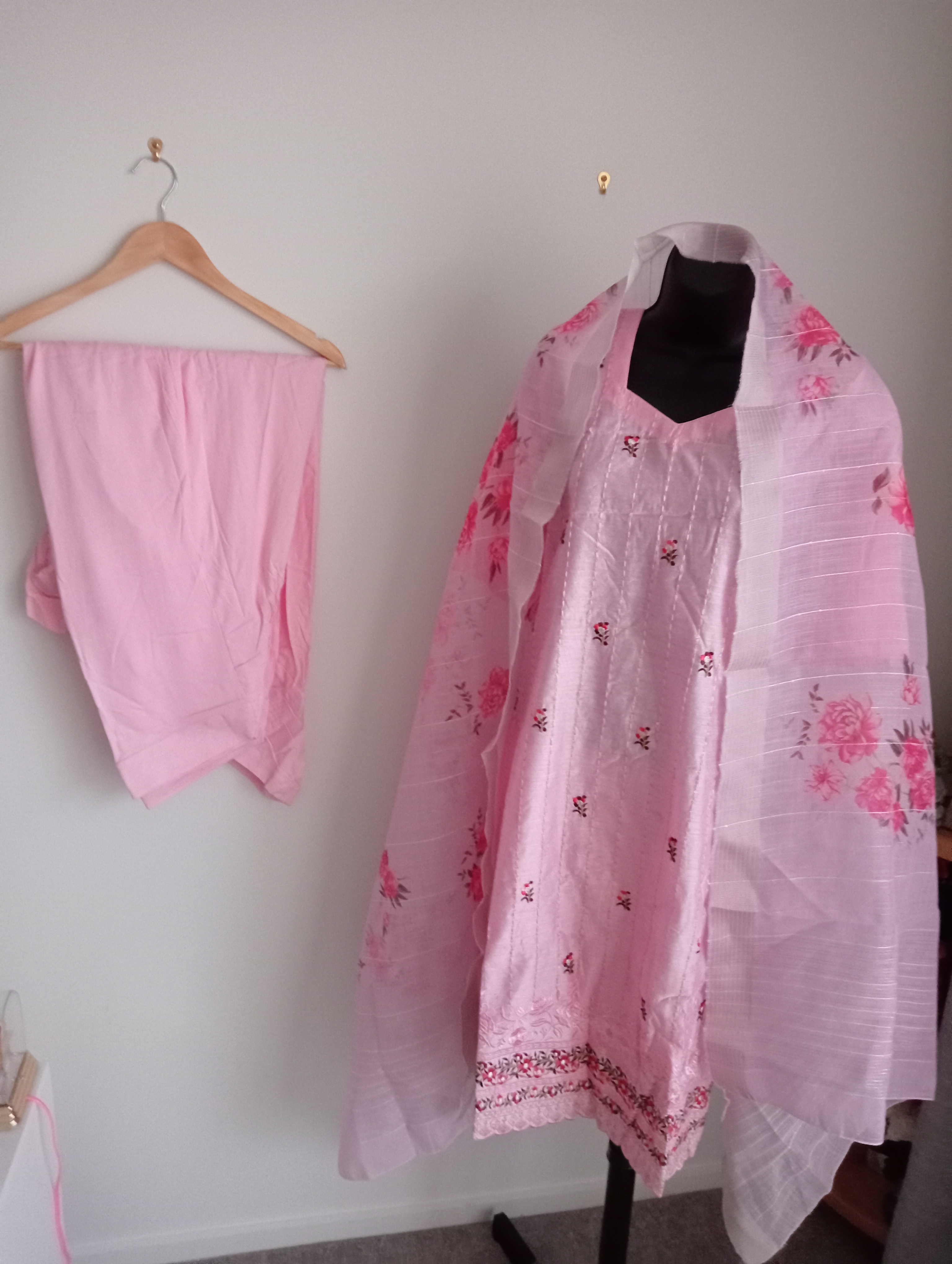 Pink Traditional Salwar Suit Size 46