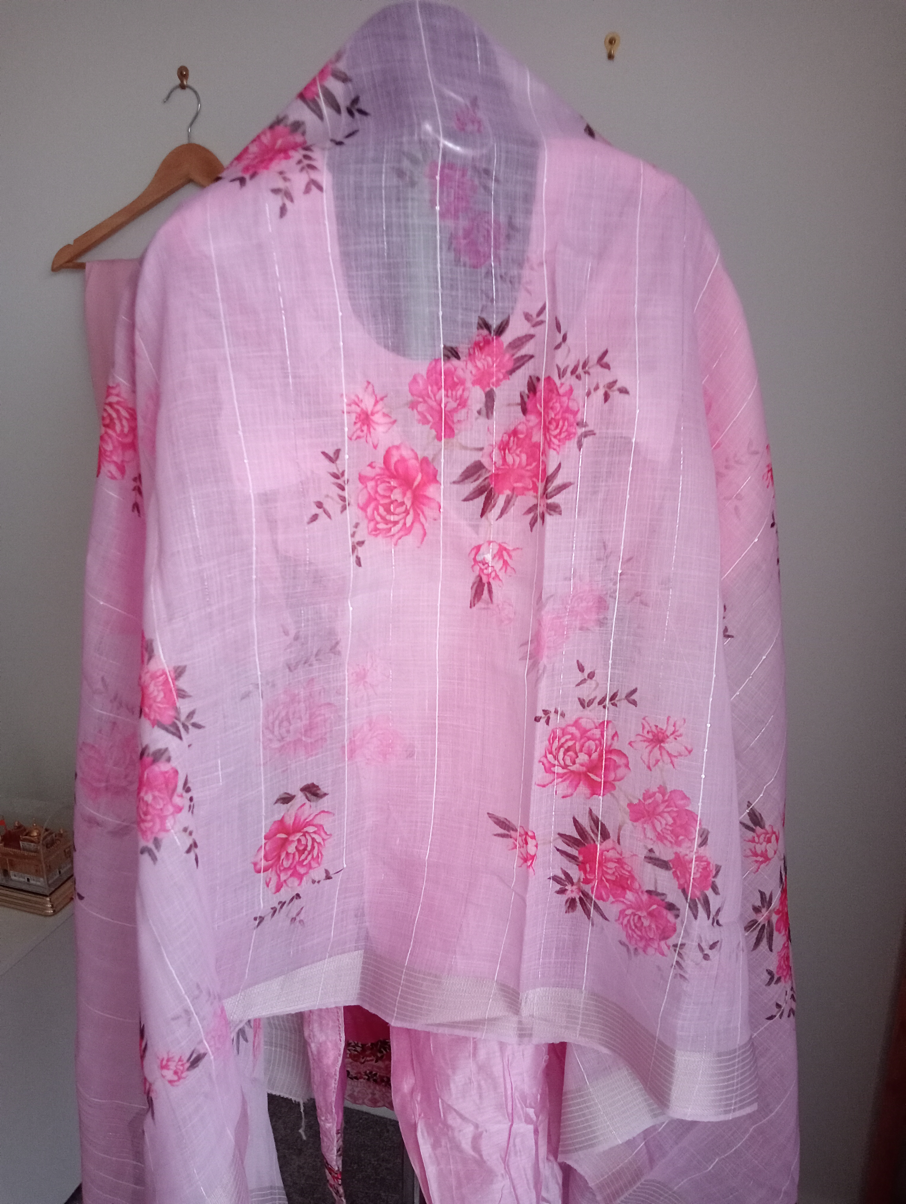 Pink Traditional Salwar Suit Size 46