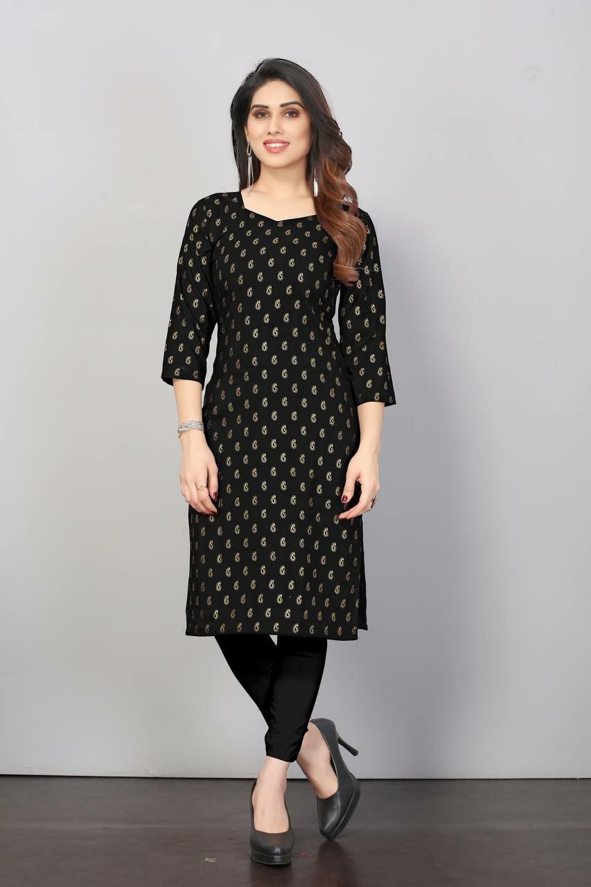 Women's Black Kurti, size 42