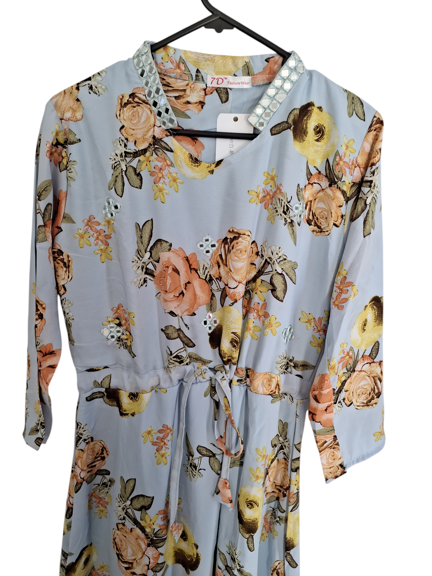 Floral Maxi Dress, size 40