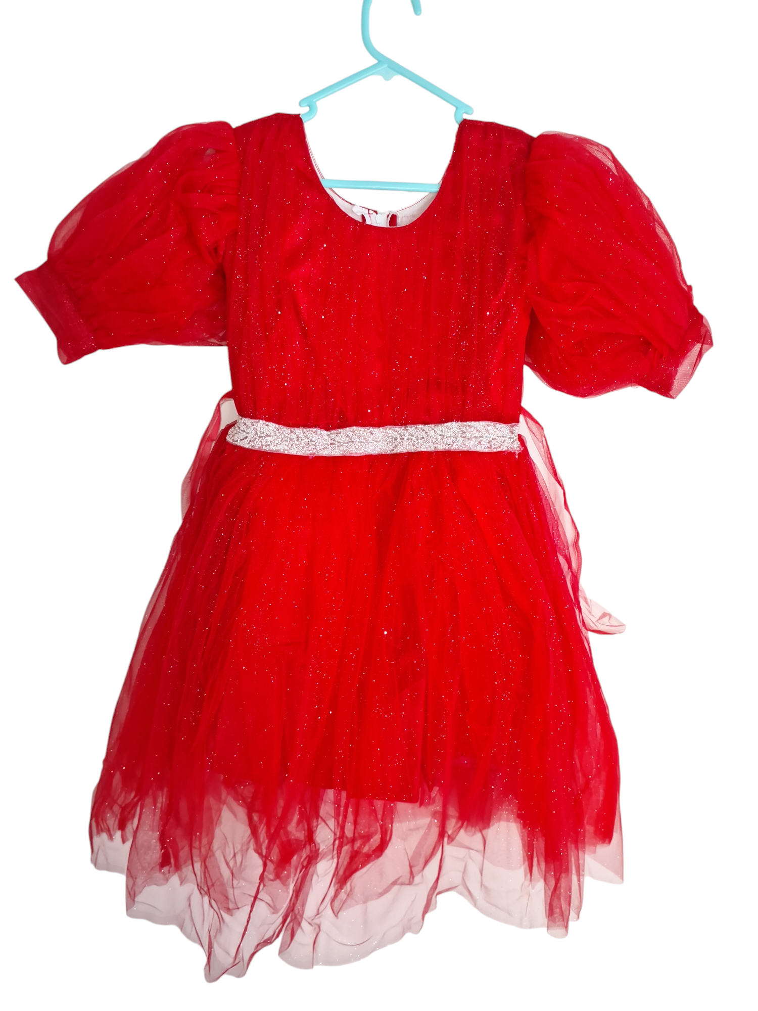 Red Princess Dress, size 5-6 years