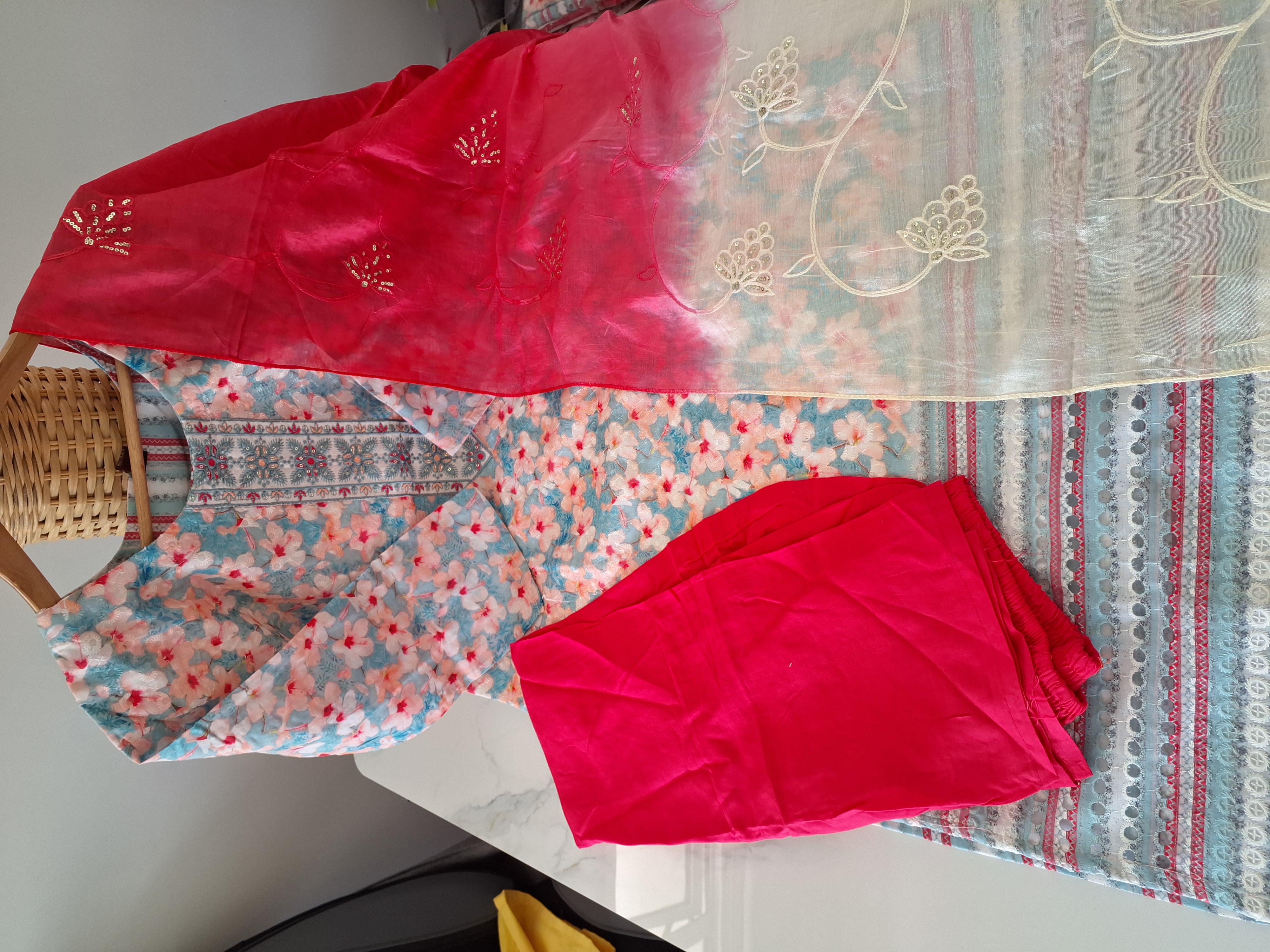 Chickenkari Palazzo suit, Size 36 and 40