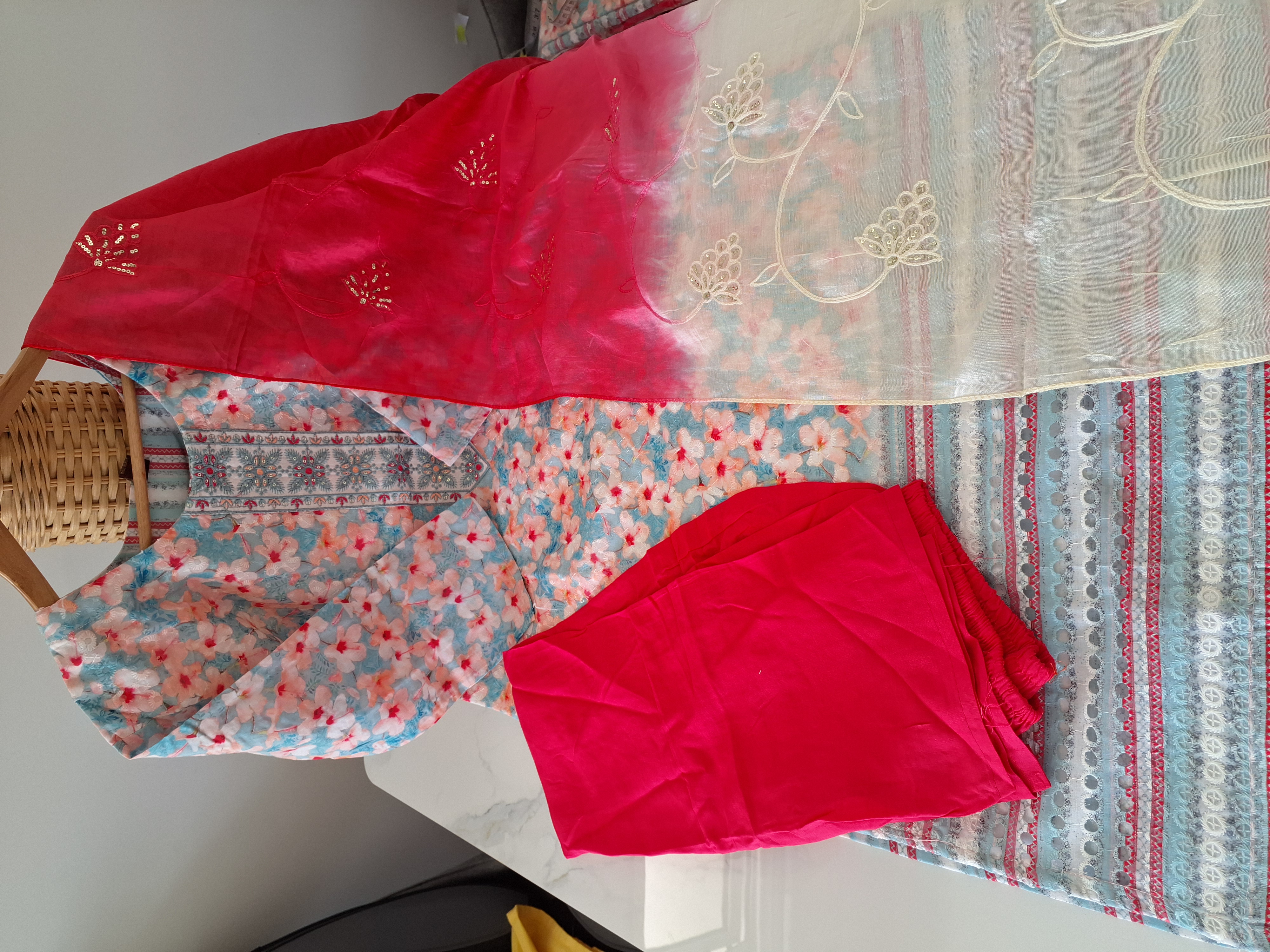 Chickenkari Palazzo suit, Size 36 and 40