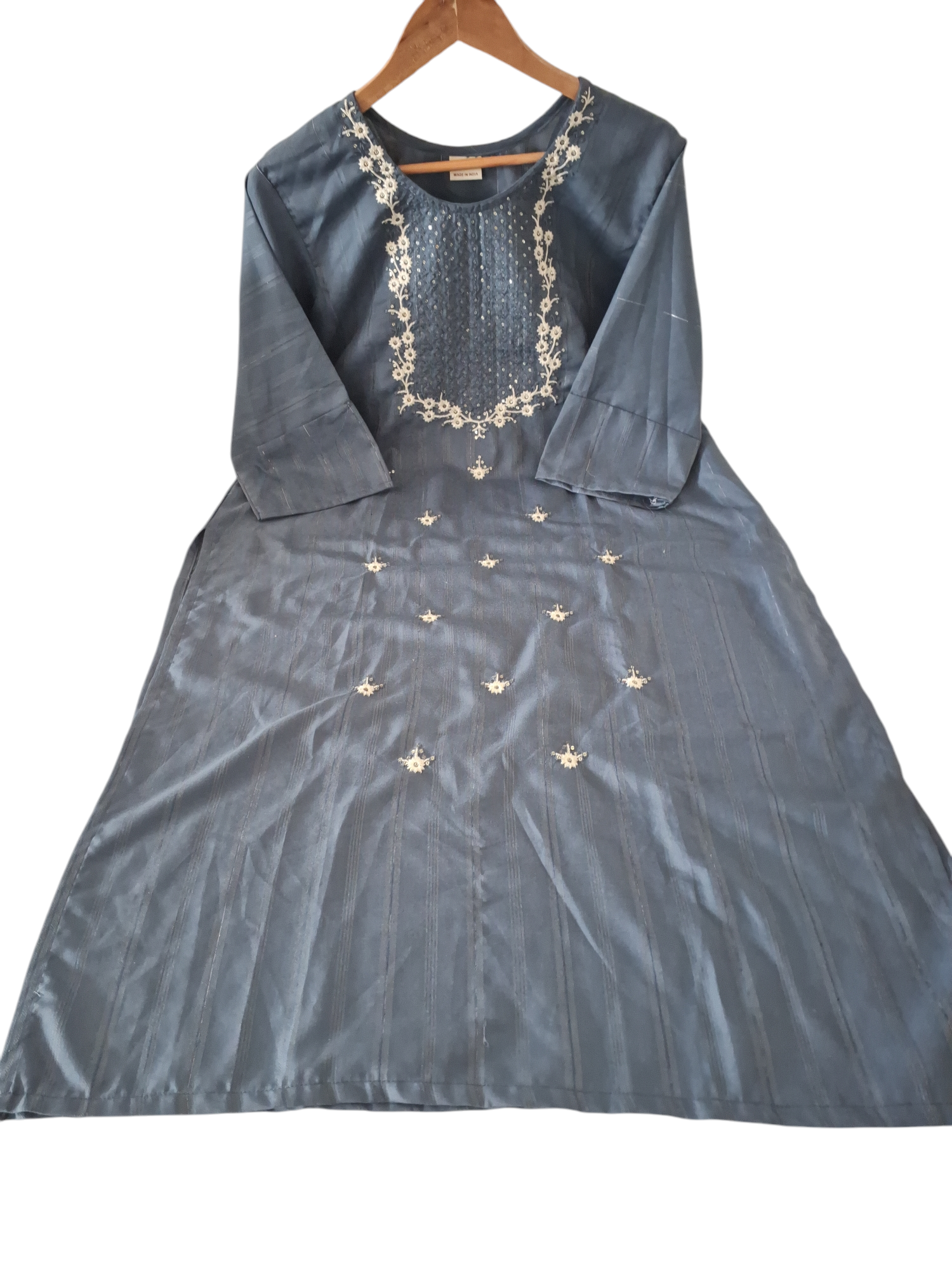 Grayish Blue Kurti Size 46/47
