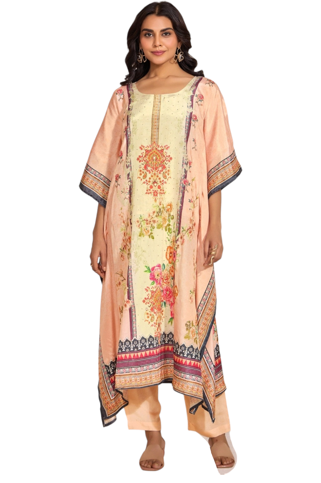 Elegant Floral Kaftan, sizes  42 and 44