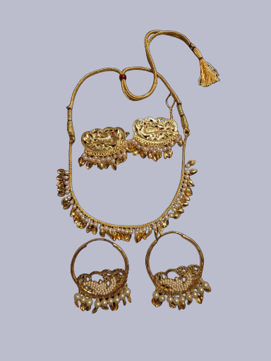 Traditional Golden color Jewelry Set