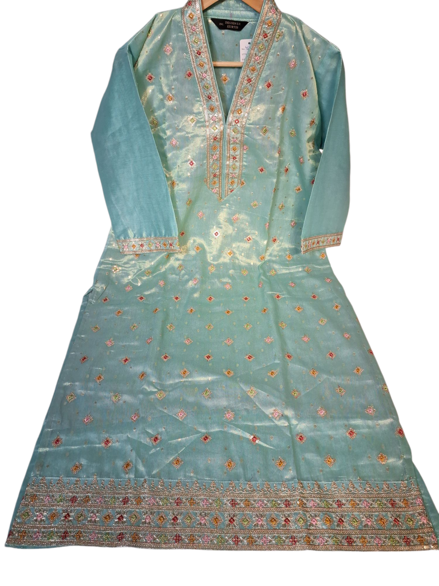 Elegant hand Embroidered Suit, size 44, 46 and 48