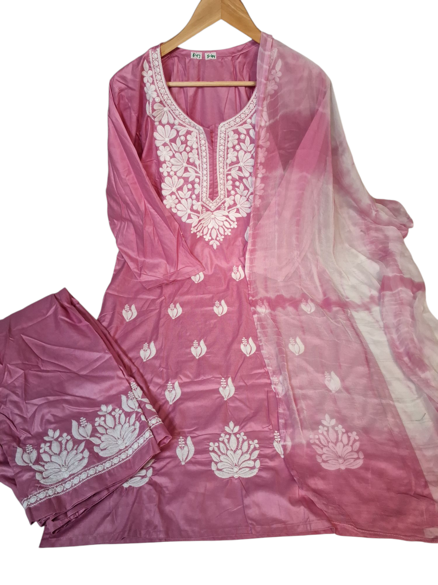 Sizes 44, 46 and 48, Lakhnavi kurti with Palazzo set