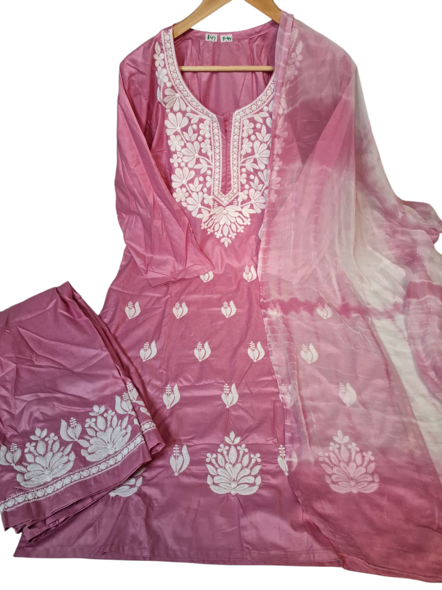 Sizes 44, 46 and 48, Lakhnavi kurti with Palazzo set