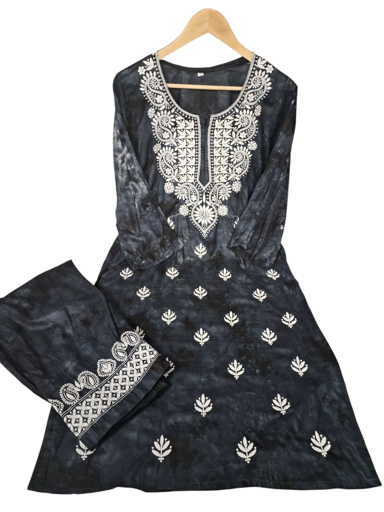 Lakhnavi kurti with Palazzo set, size 40-42 and 44-46