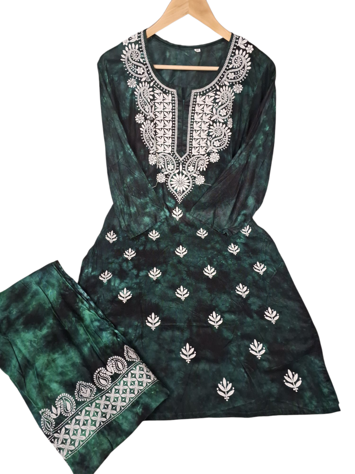 Lakhnavi kurti with Palazzo set, size 40-42, 44-46 and 46