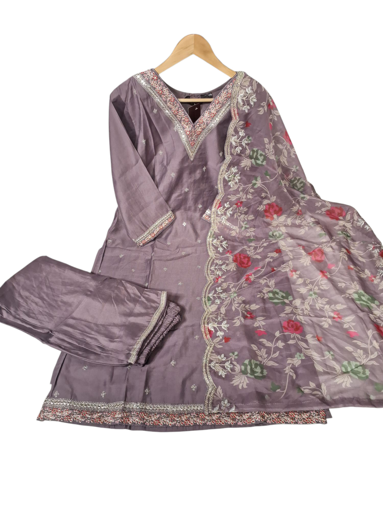 Elegant hand Embroidered Suit, size 46 and 50