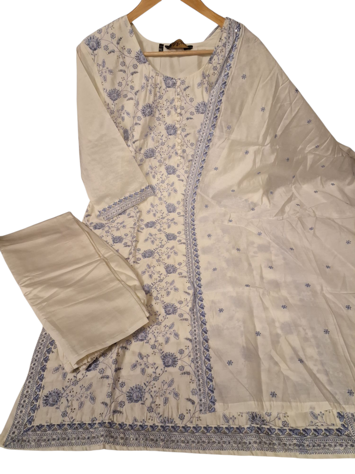 Elegant Embroidered Suit, 50