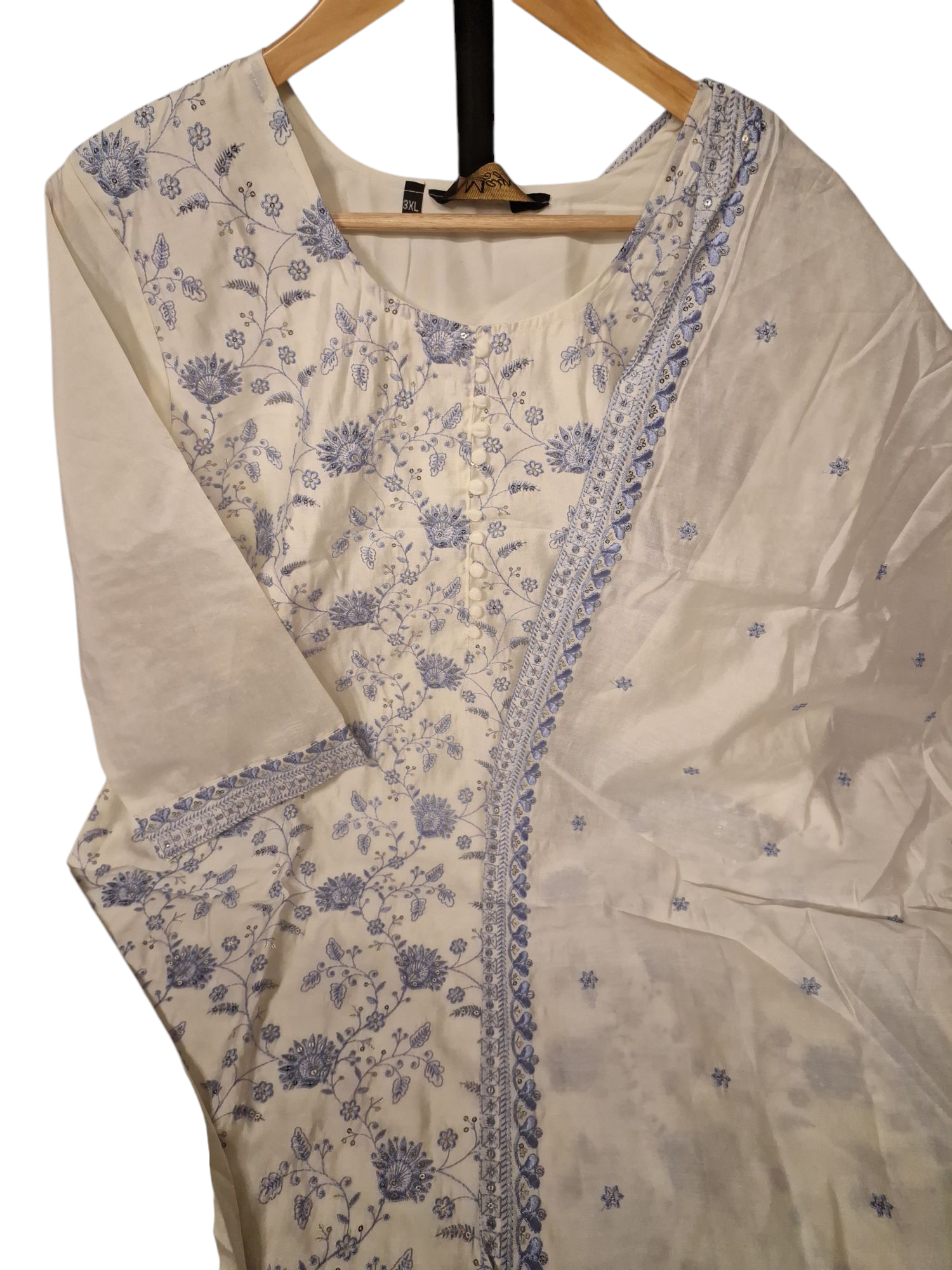 Elegant Embroidered Suit, 50