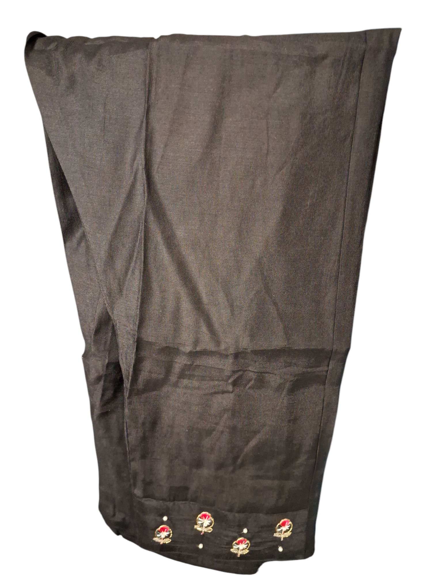 Black Embroidered Suit, size 46 left