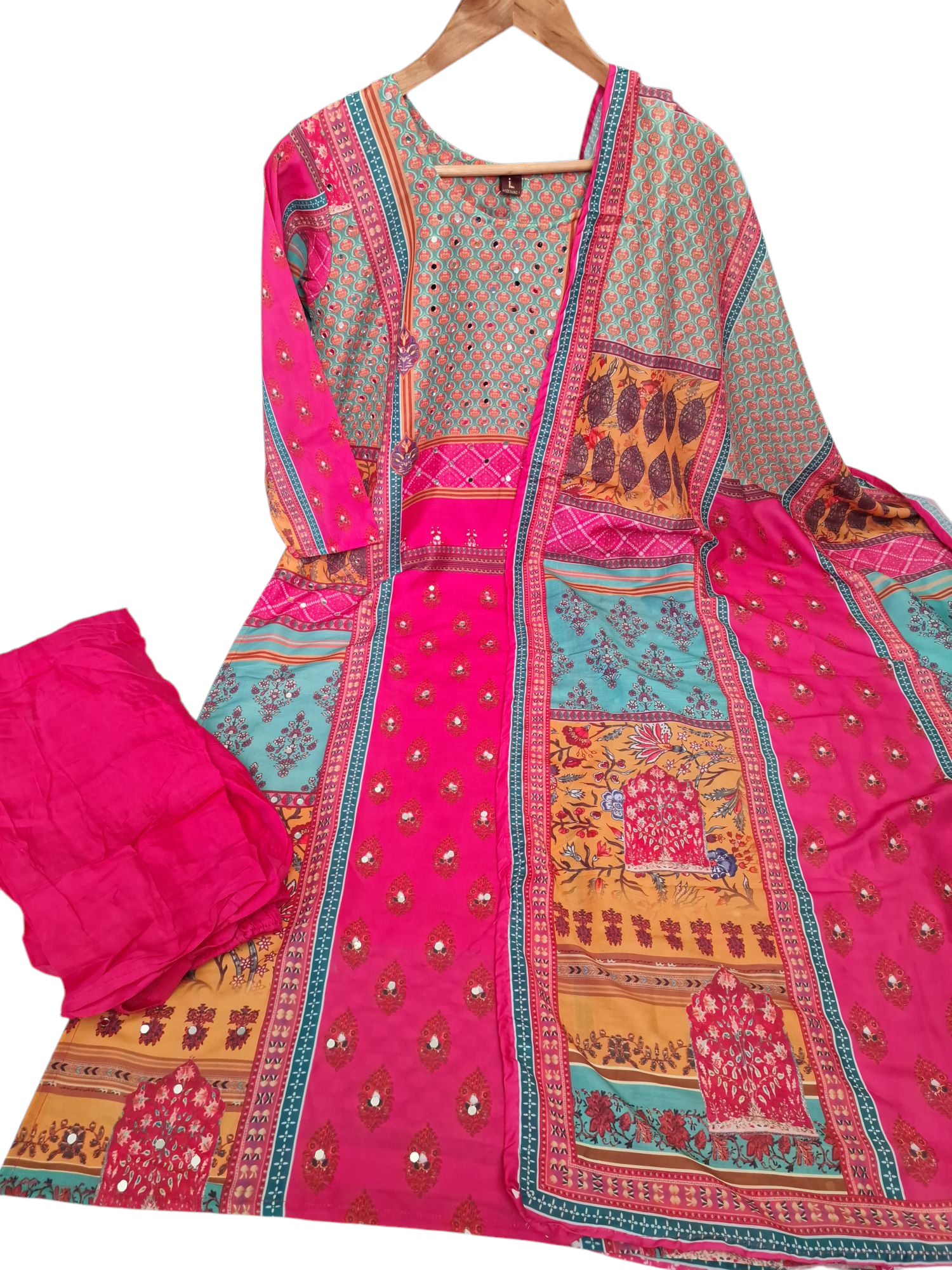 sizes 40, Pakistani style palazzo pant suit 