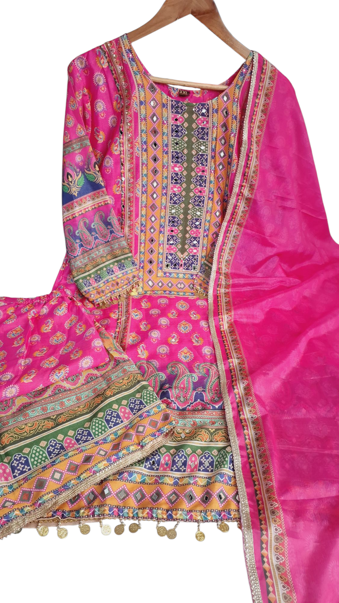 sizes 42, Pakistani style palazzo pant suit 