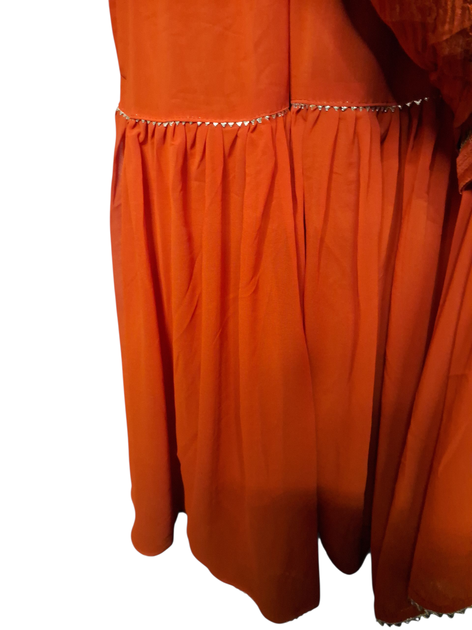 Rust Sharara suit, size 38 