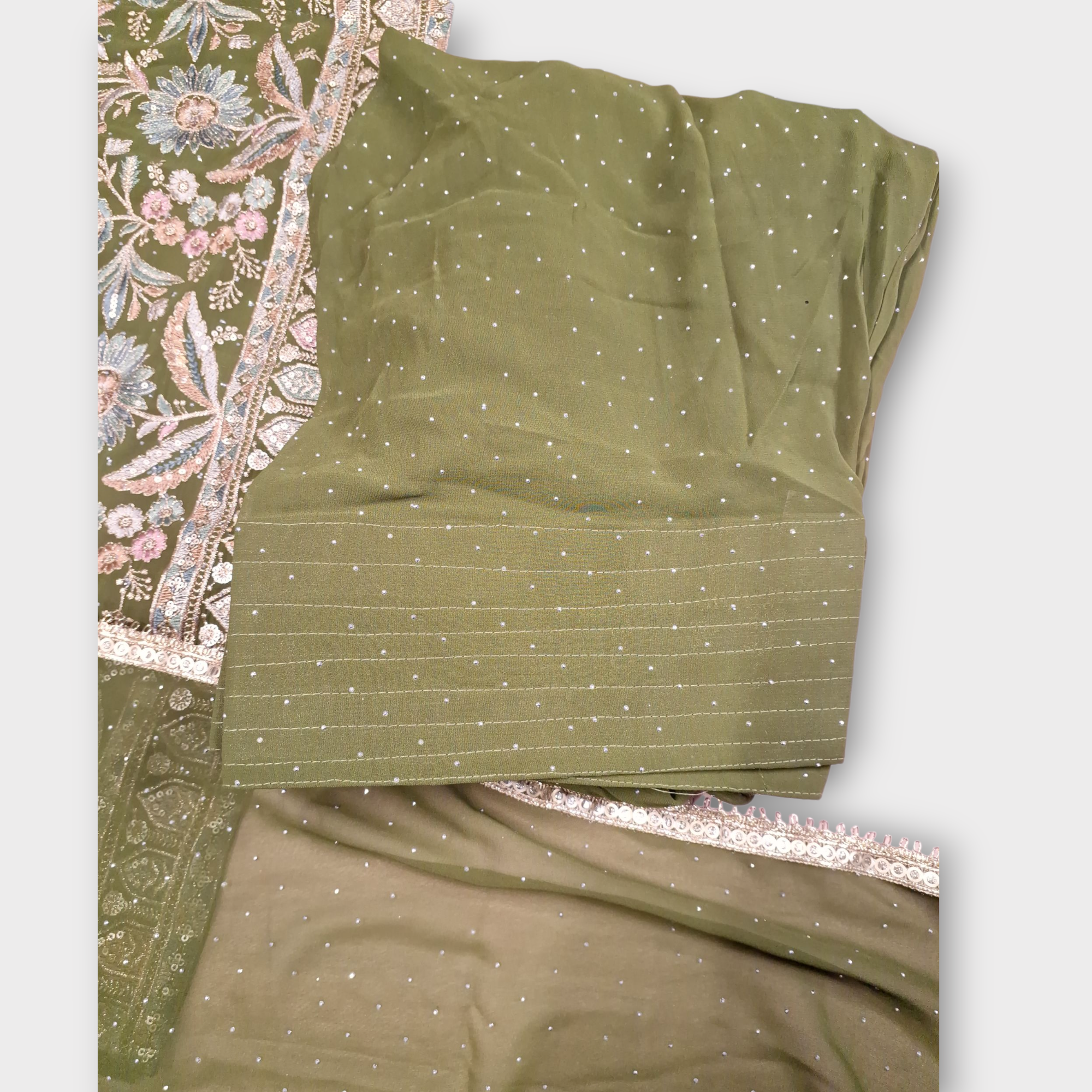 Embroidered Farshi Salwar, size 38-40