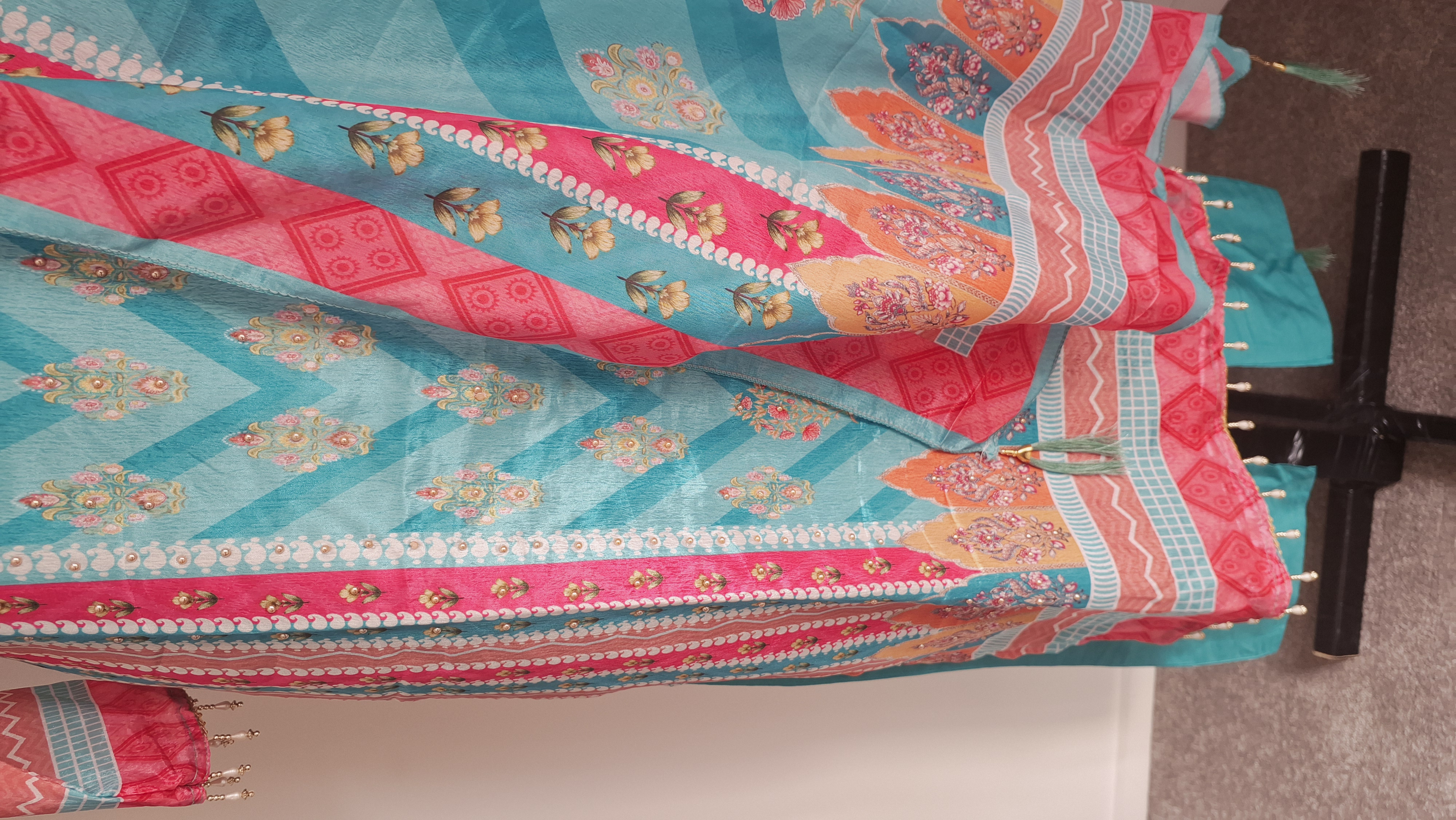 Pakistani style palazzo pant suit, Sizes 40, 42 and 44