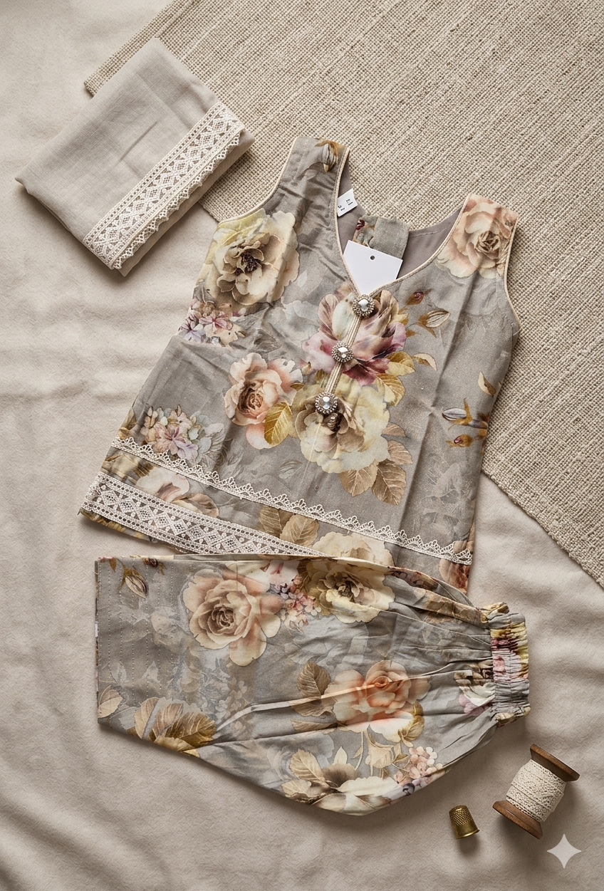 Baby's Printed salwar suit, size 14, 16, 18