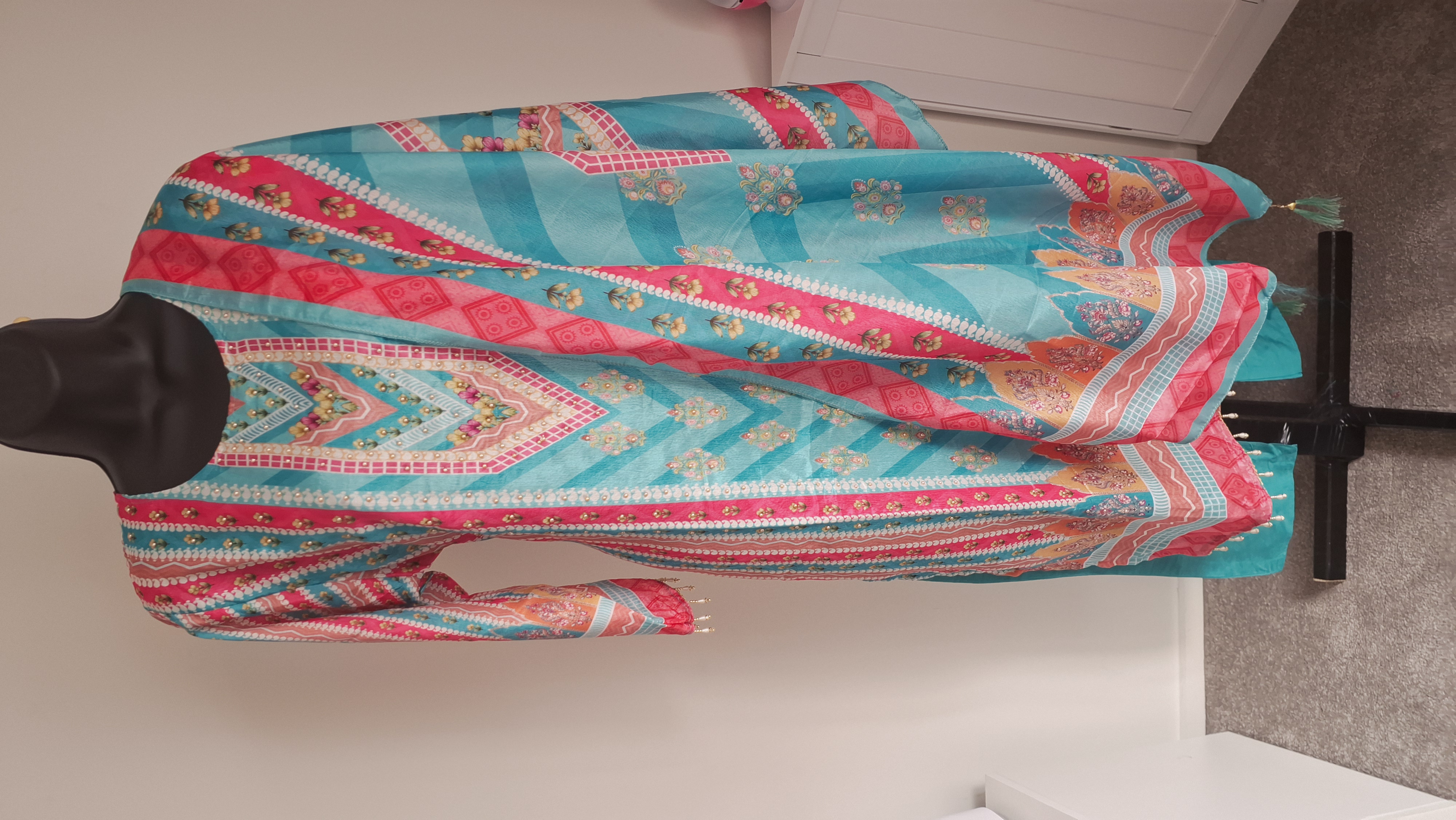 Pakistani style palazzo pant suit, Sizes 40, 42 and 44