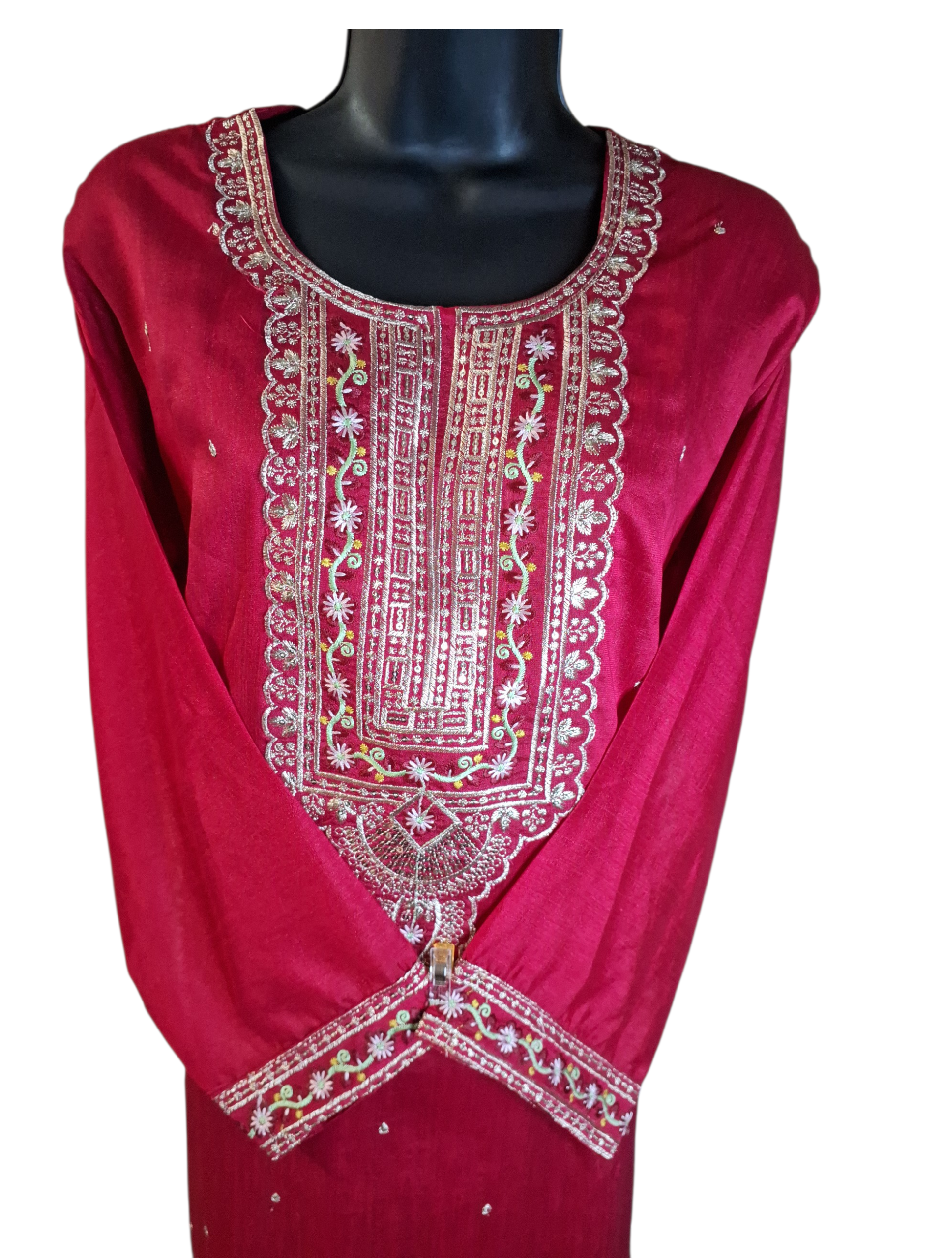 Size 44-46, Embroidered palazzo suit