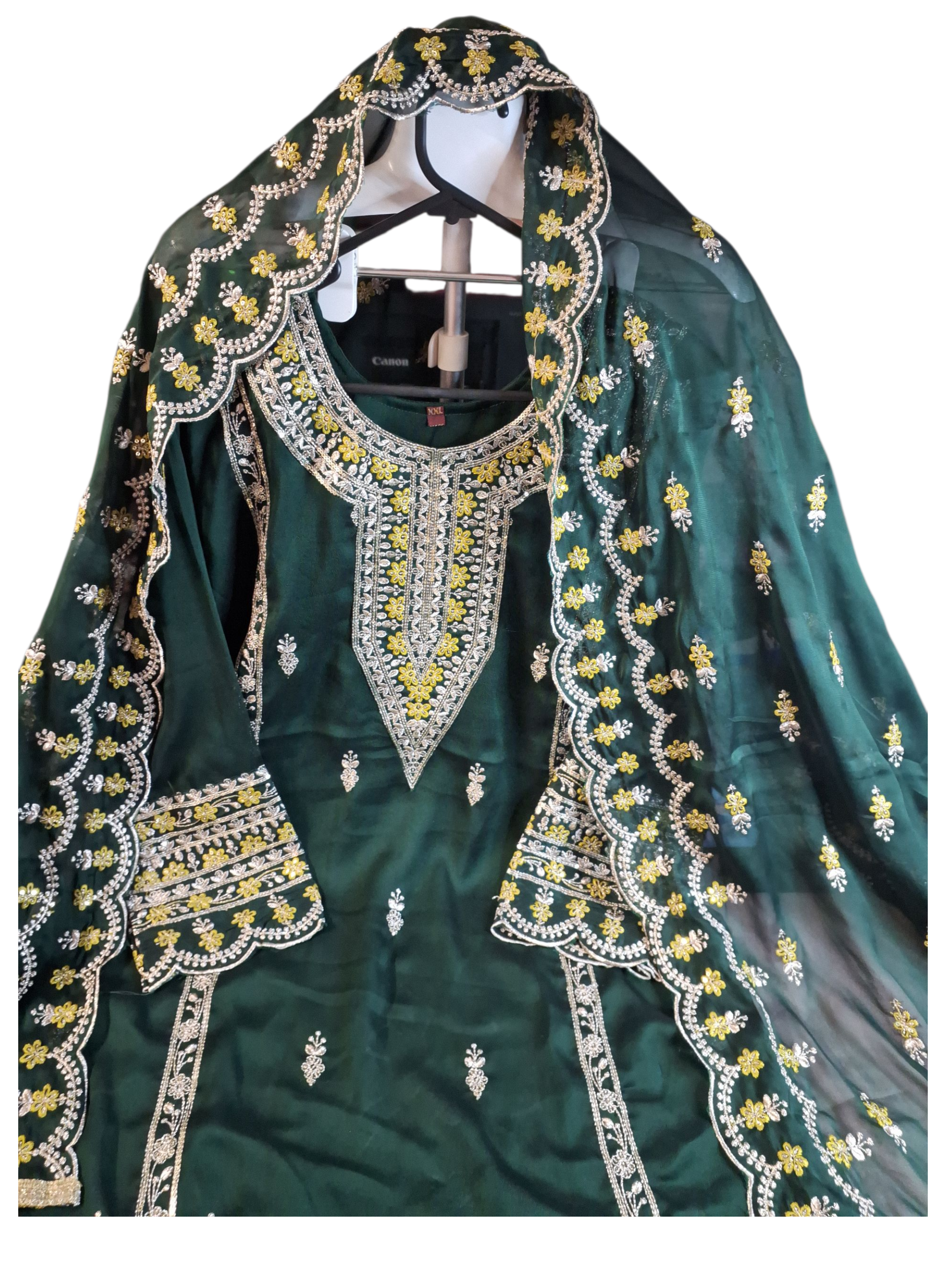 Elegant fully Embroidered Suit, size 44-46