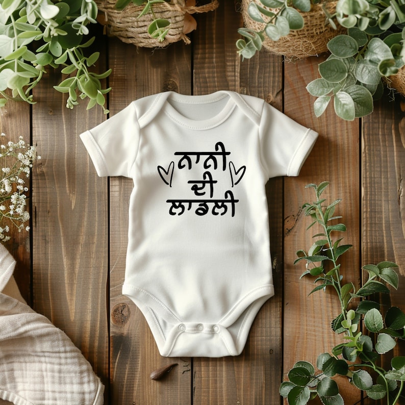 Punjabi Baby Onesie / customized punjabi quotes baby suits