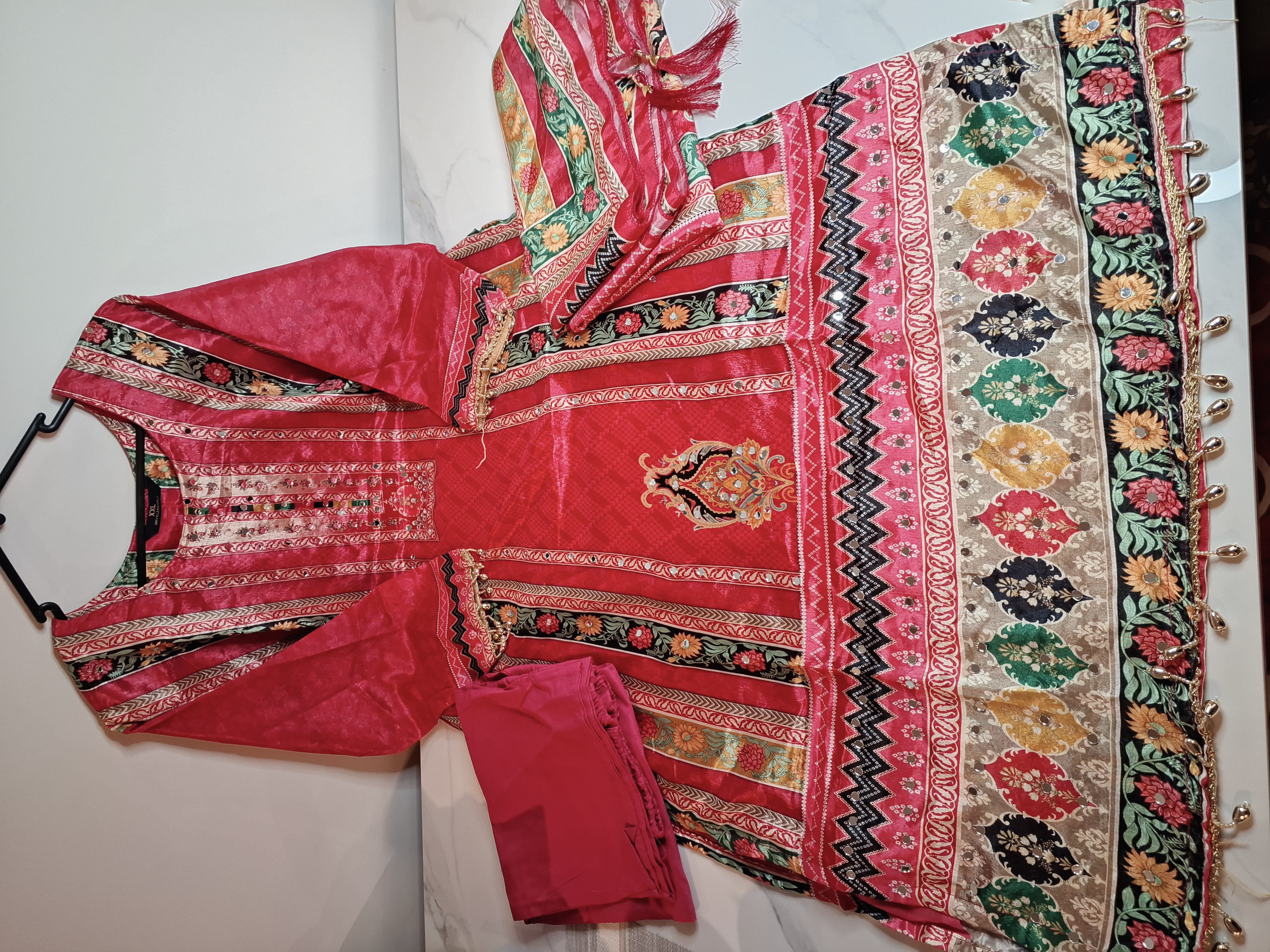 Pakistani style Palazzo suit, 38, 40, 42 and 44