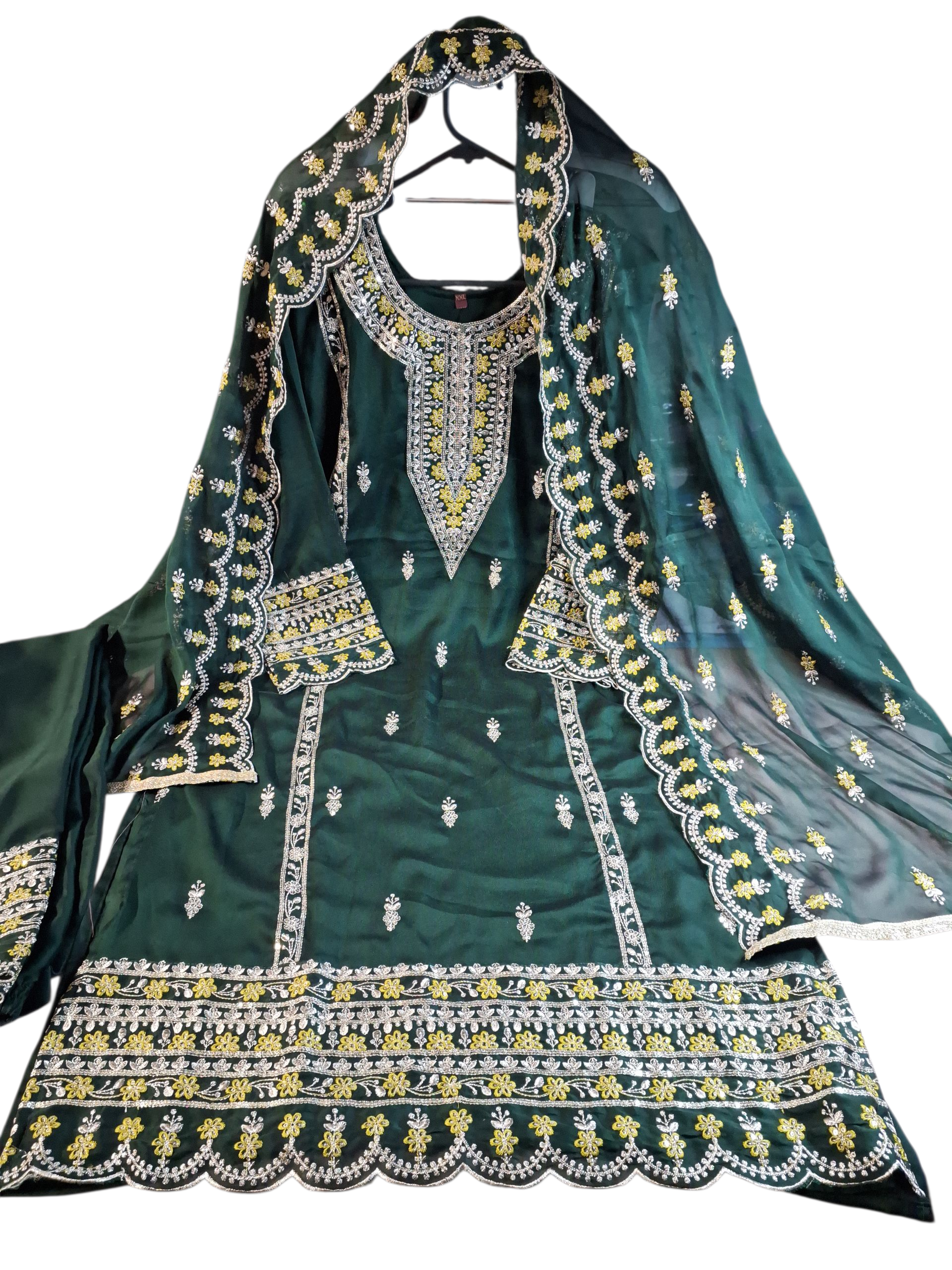 Elegant fully Embroidered Suit, size 44-46