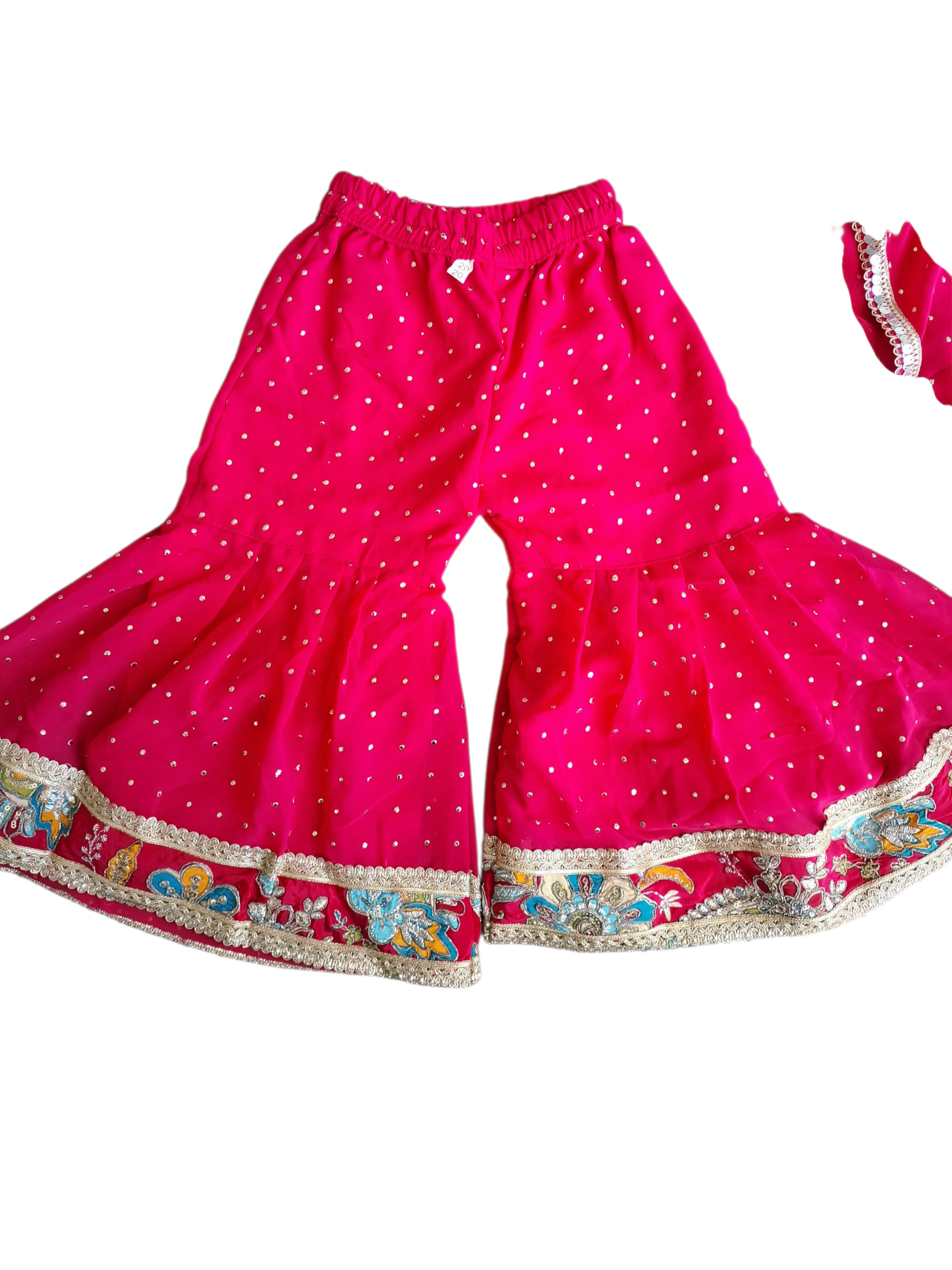 Beautiful Sharara suit, sizes 20, 22, 24, 26, 28, 30, 32, 34 and 36