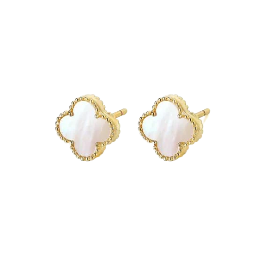 White Clover Earrings