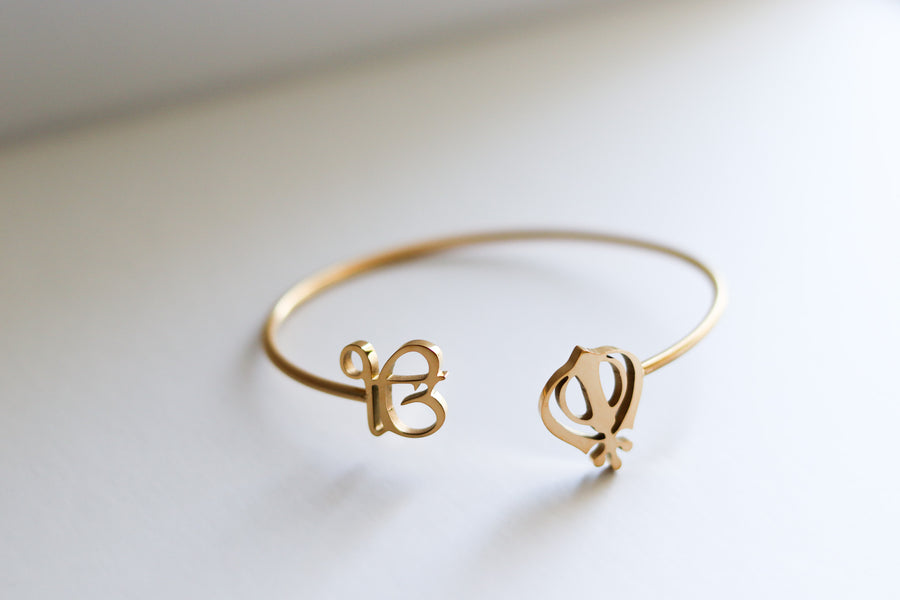 Ik Onkar and Khanda Bracelet thin 