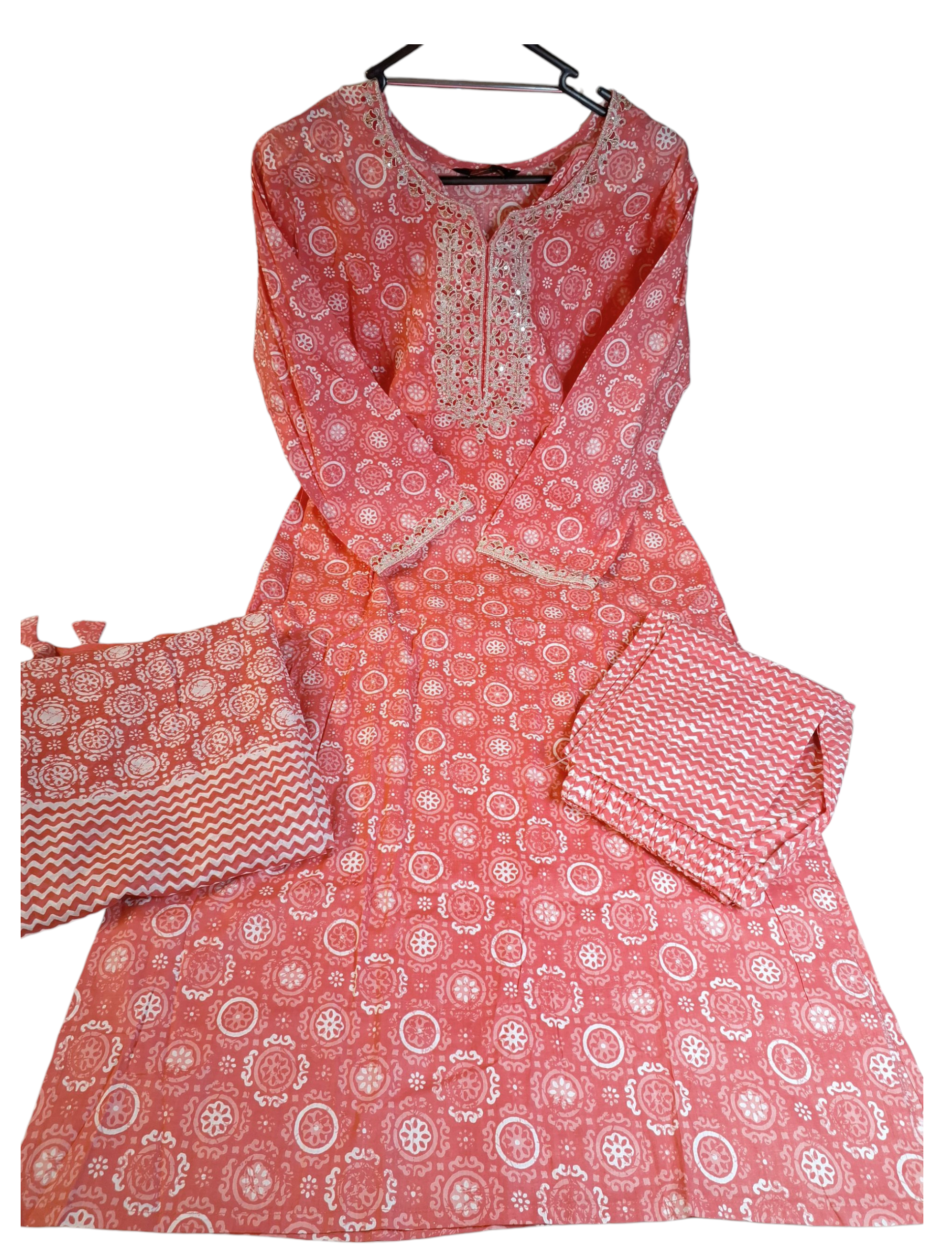 Pure Cotton Suit, Size 40 (Size 38 can also buy it)