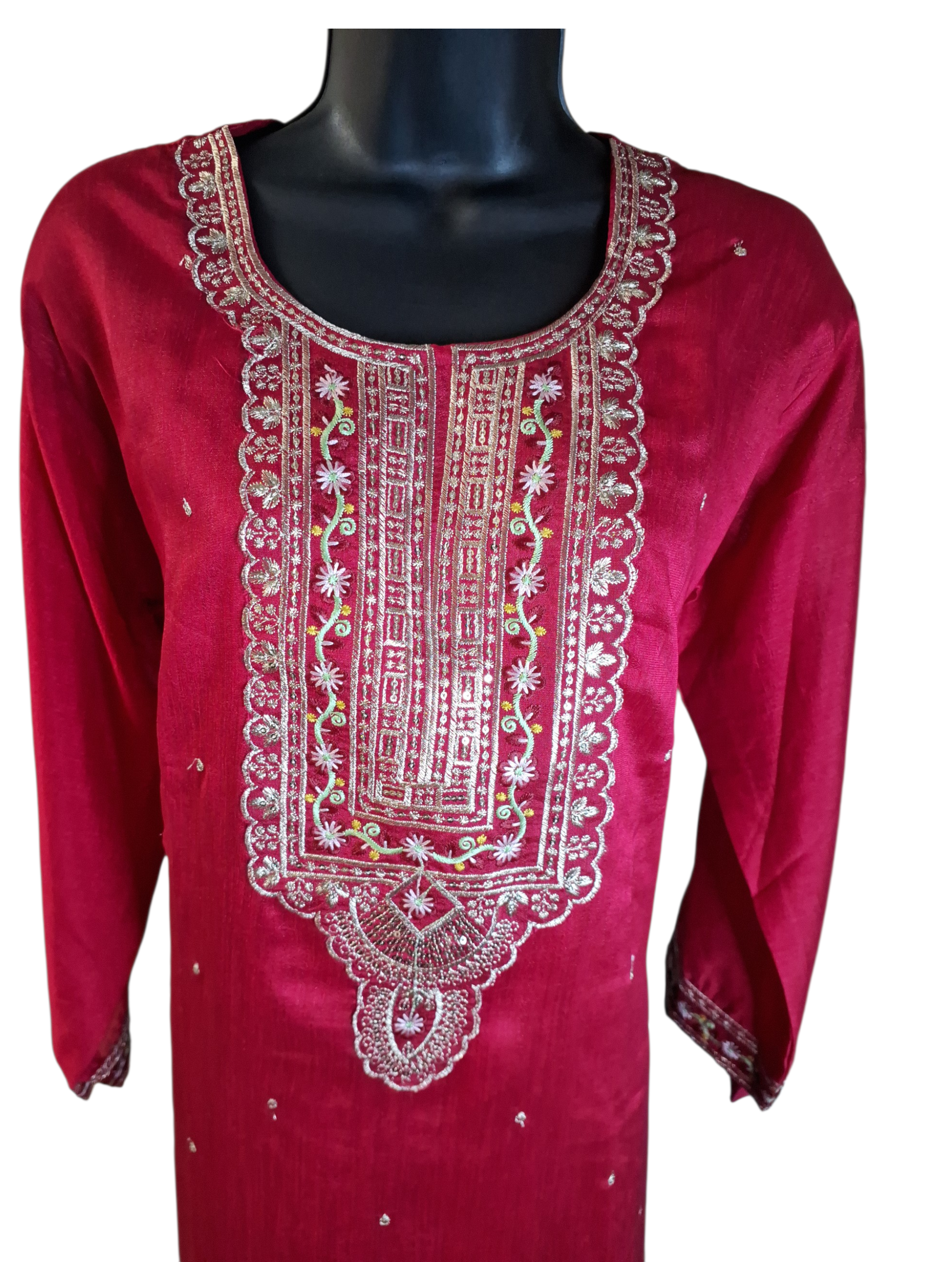 Size 44-46, Embroidered palazzo suit