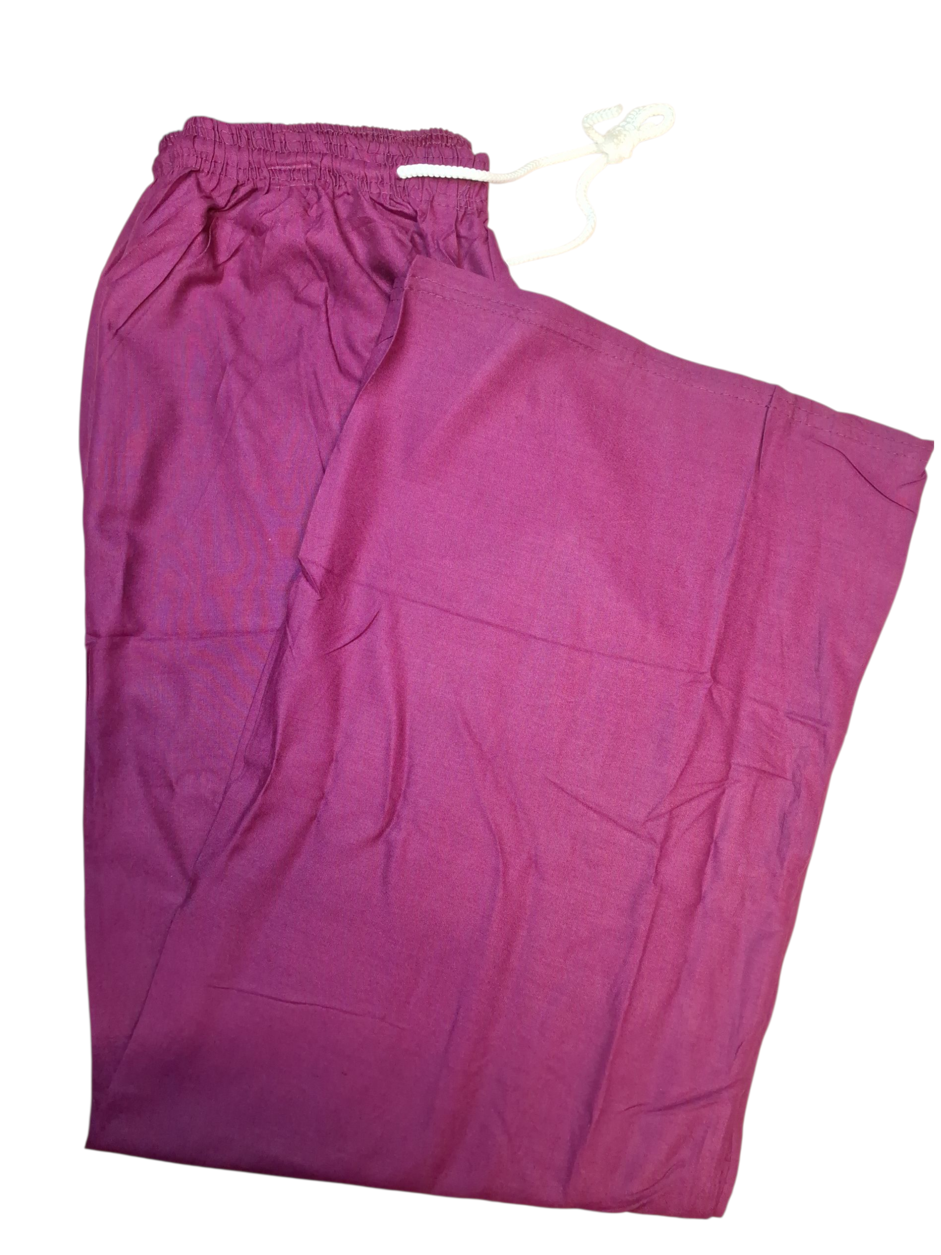 Wine cotton stylish wide legs palazzo 