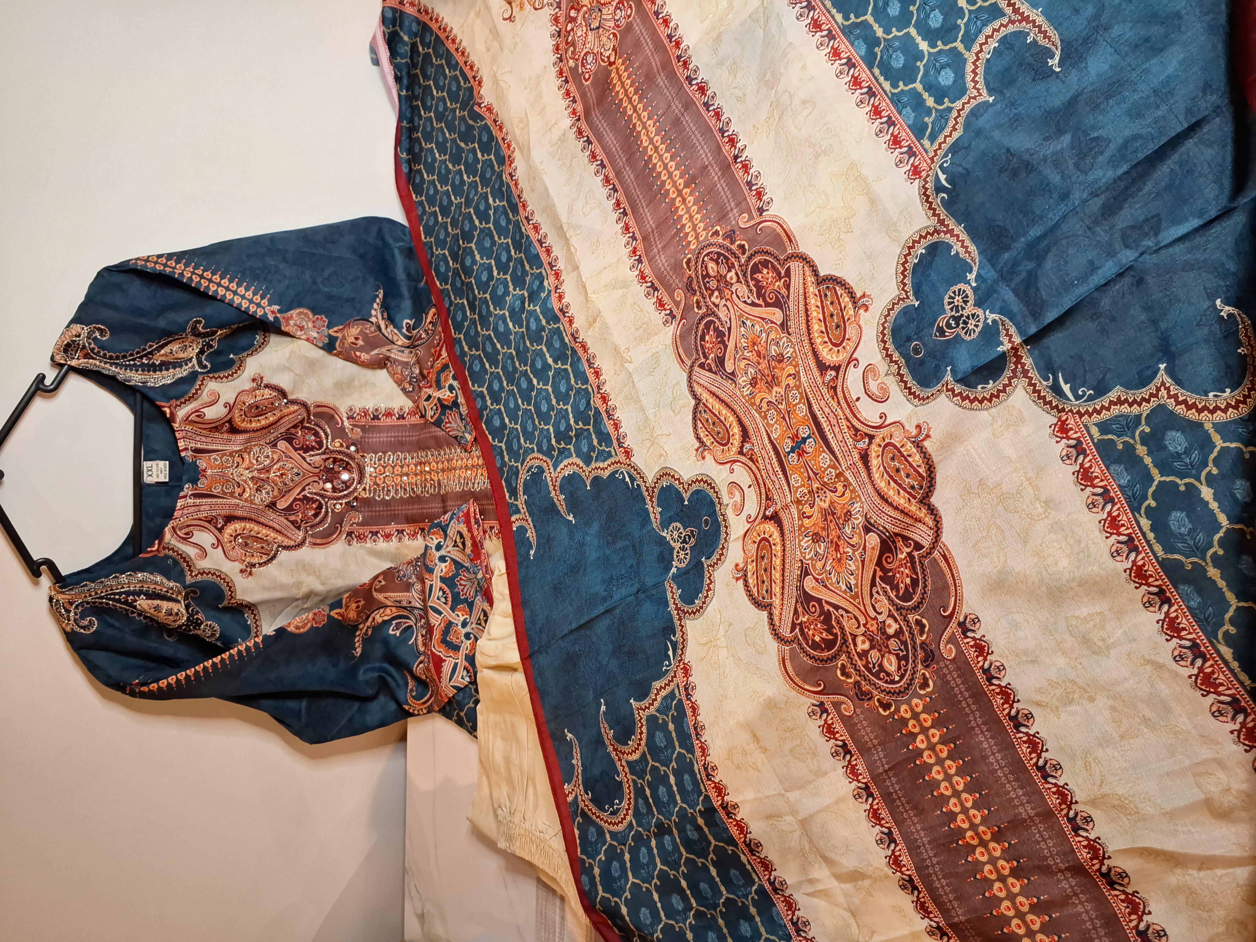Pakistani style Palazzo suit, 38, 40, 42 and 44