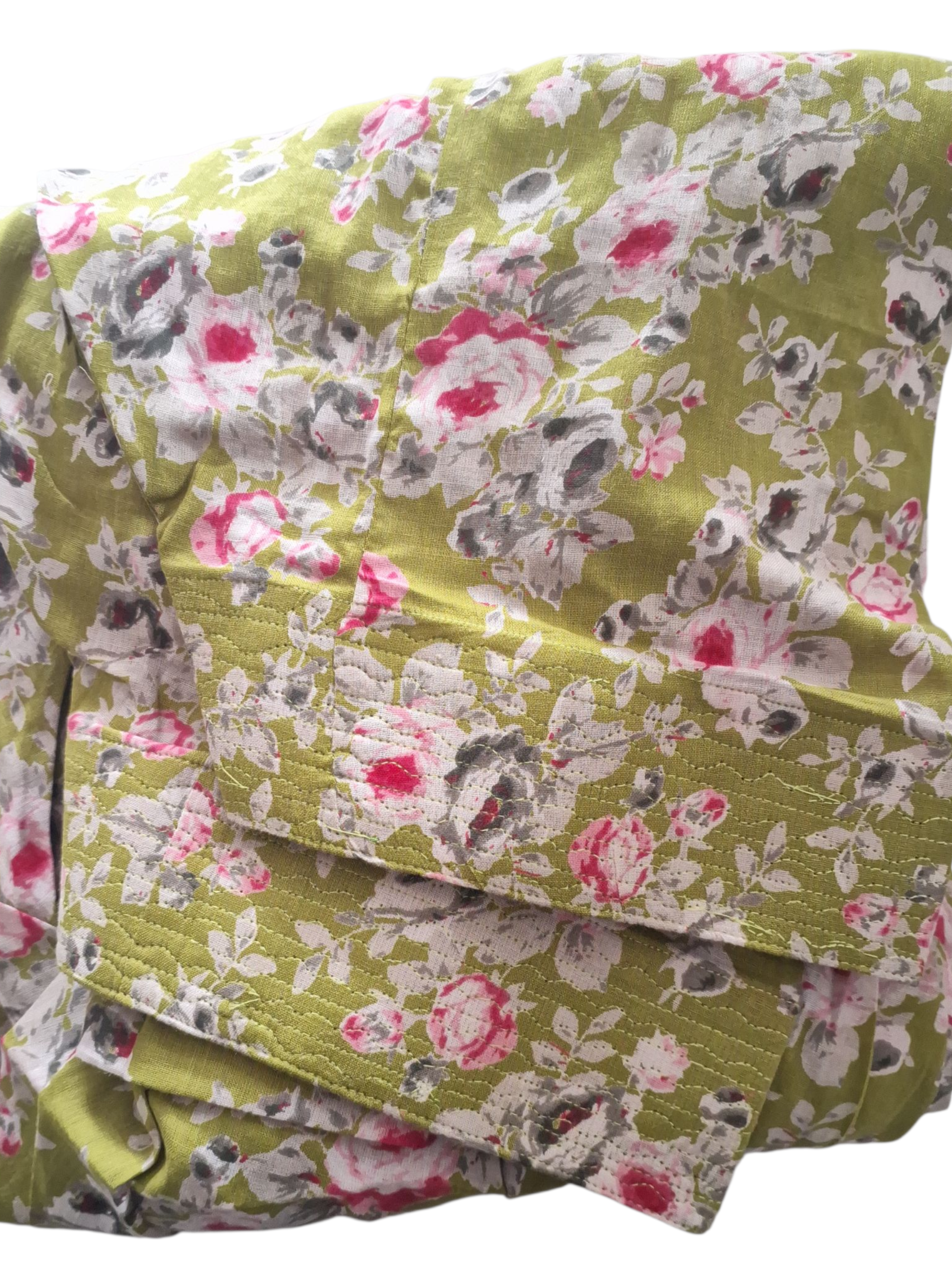 Parrot green Salwar suit, size 42 and 44