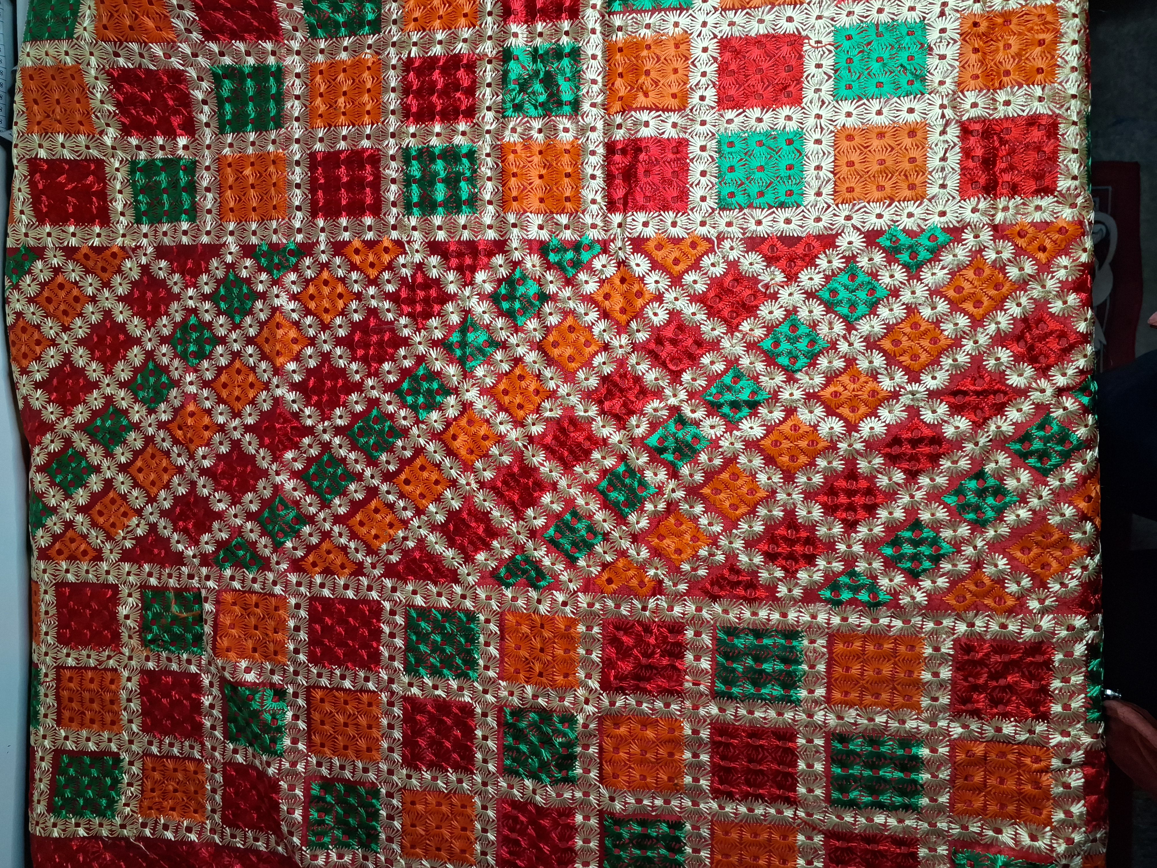 Heavy embroidered Phulkari