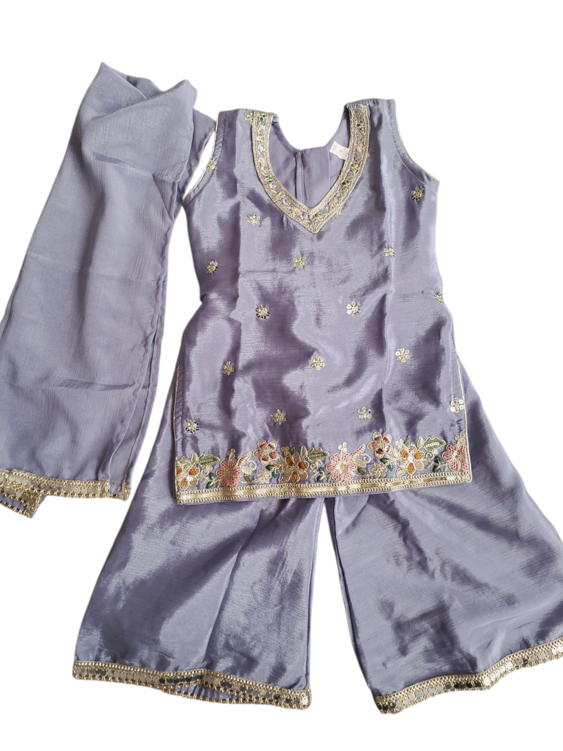 Lavender Baby's Palzzo suit, size 14, 16 and 18 