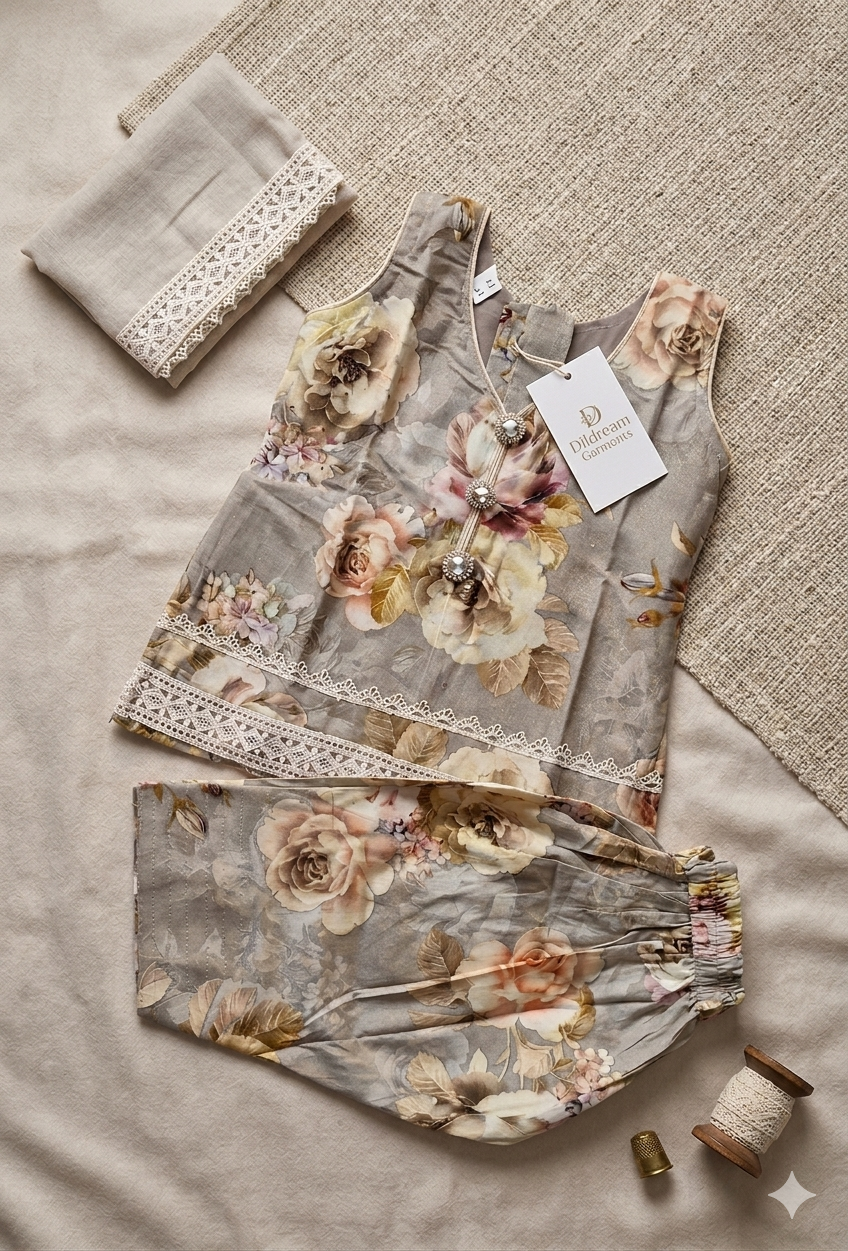 Baby's Printed salwar suit, size 14, 16, 18