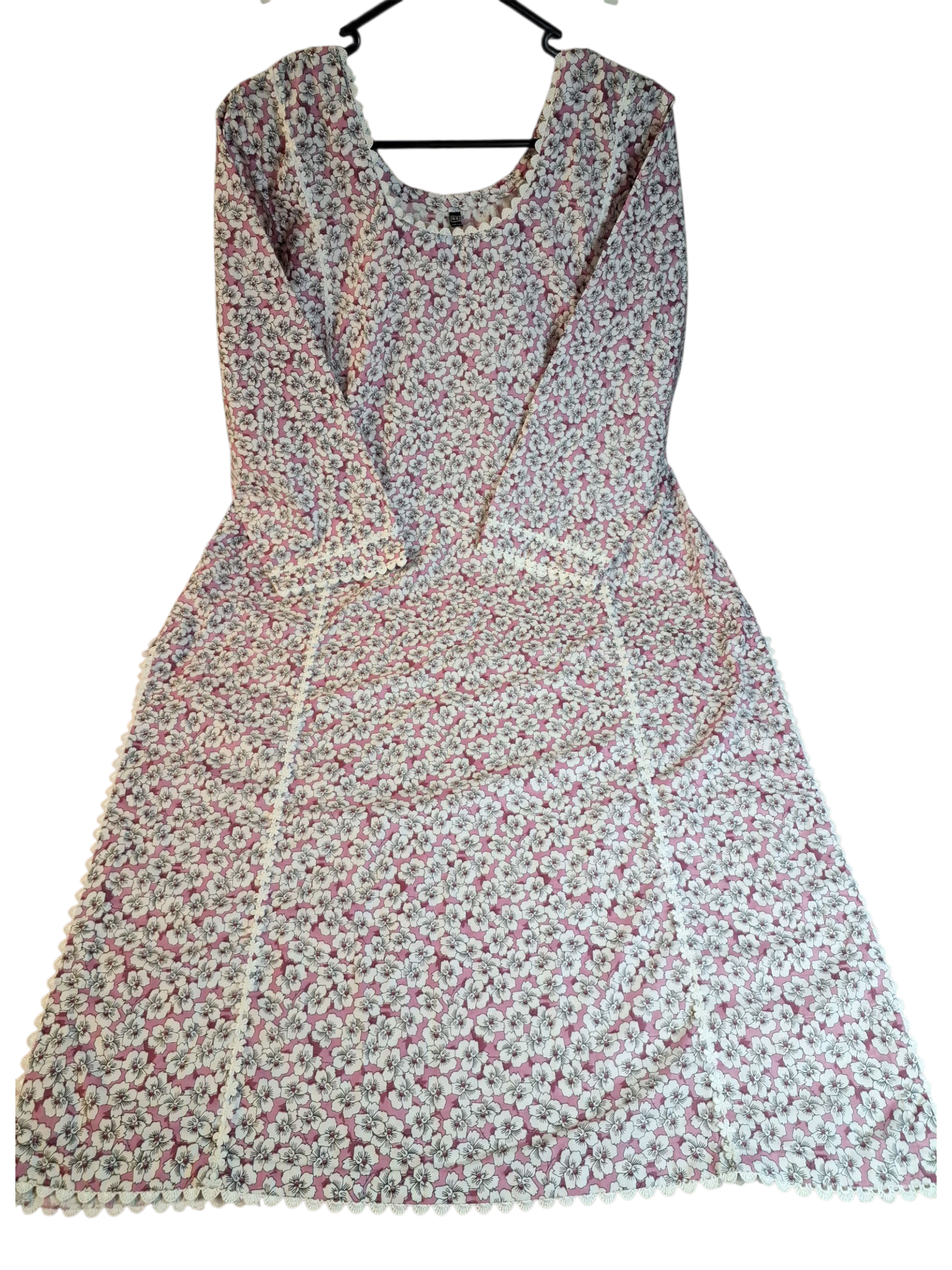 Cotton salwar suit, size 44
