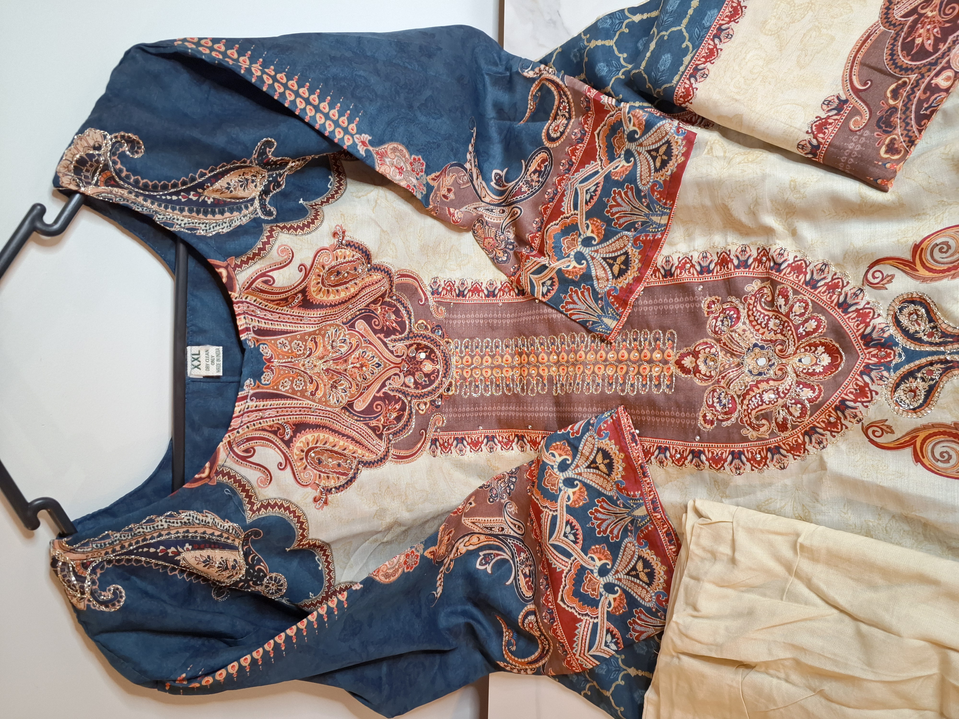 Pakistani style Palazzo suit, 38, 40, 42 and 44