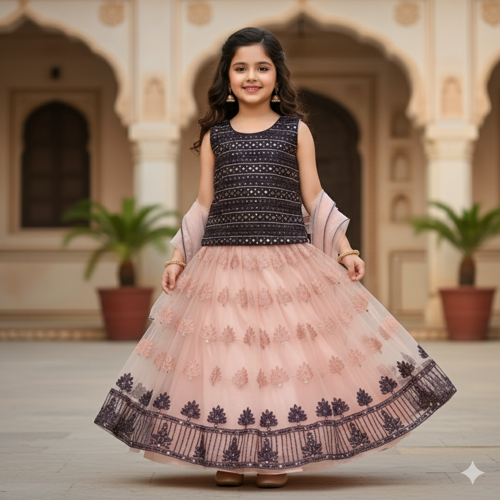Girls lengha choli for special occasions 28 (7-8ys), 30 (8-9ys) and 32 (9-10ys)