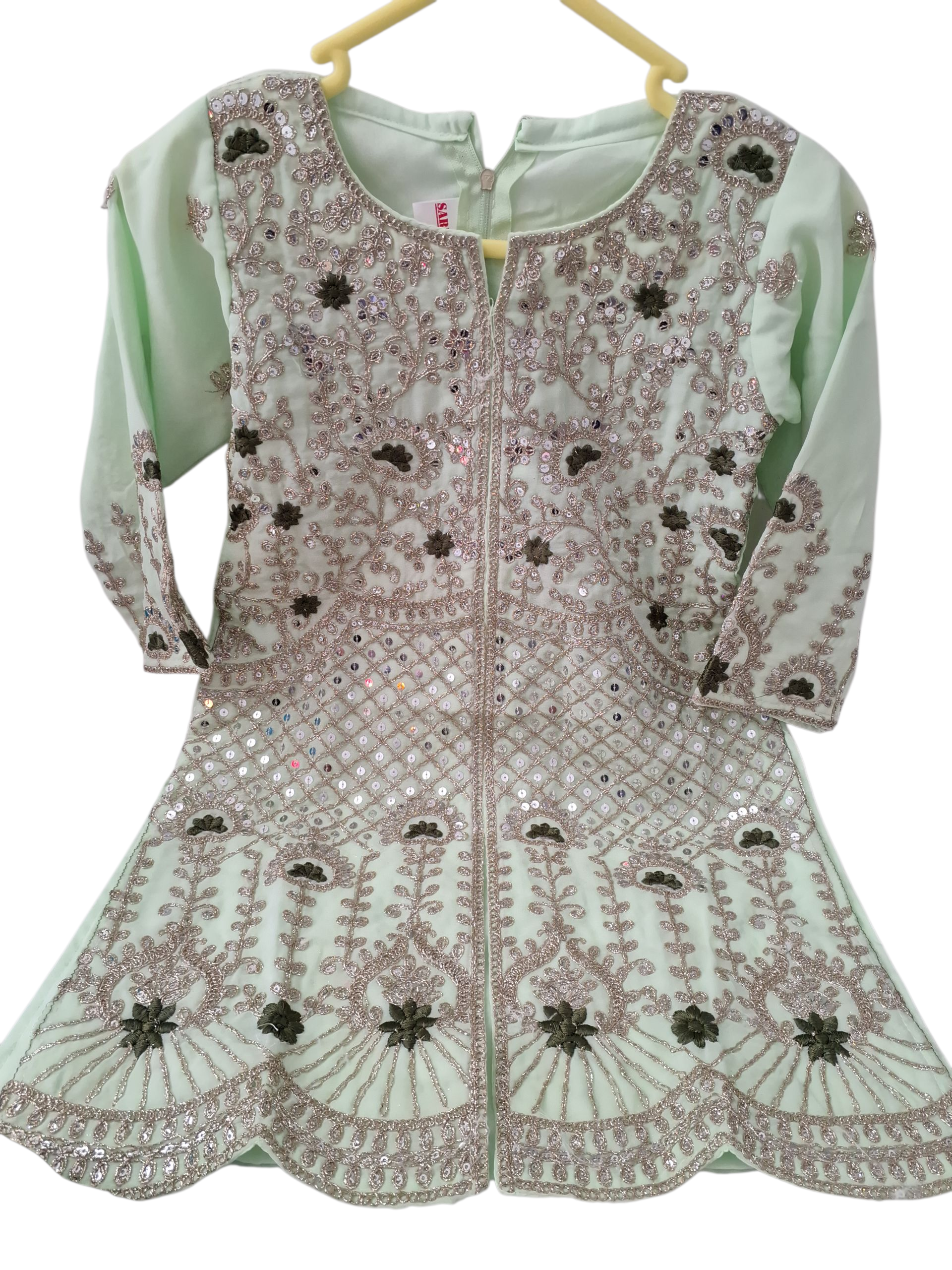 Kids party wear Afghani salwar suit, size 24 (4 years)