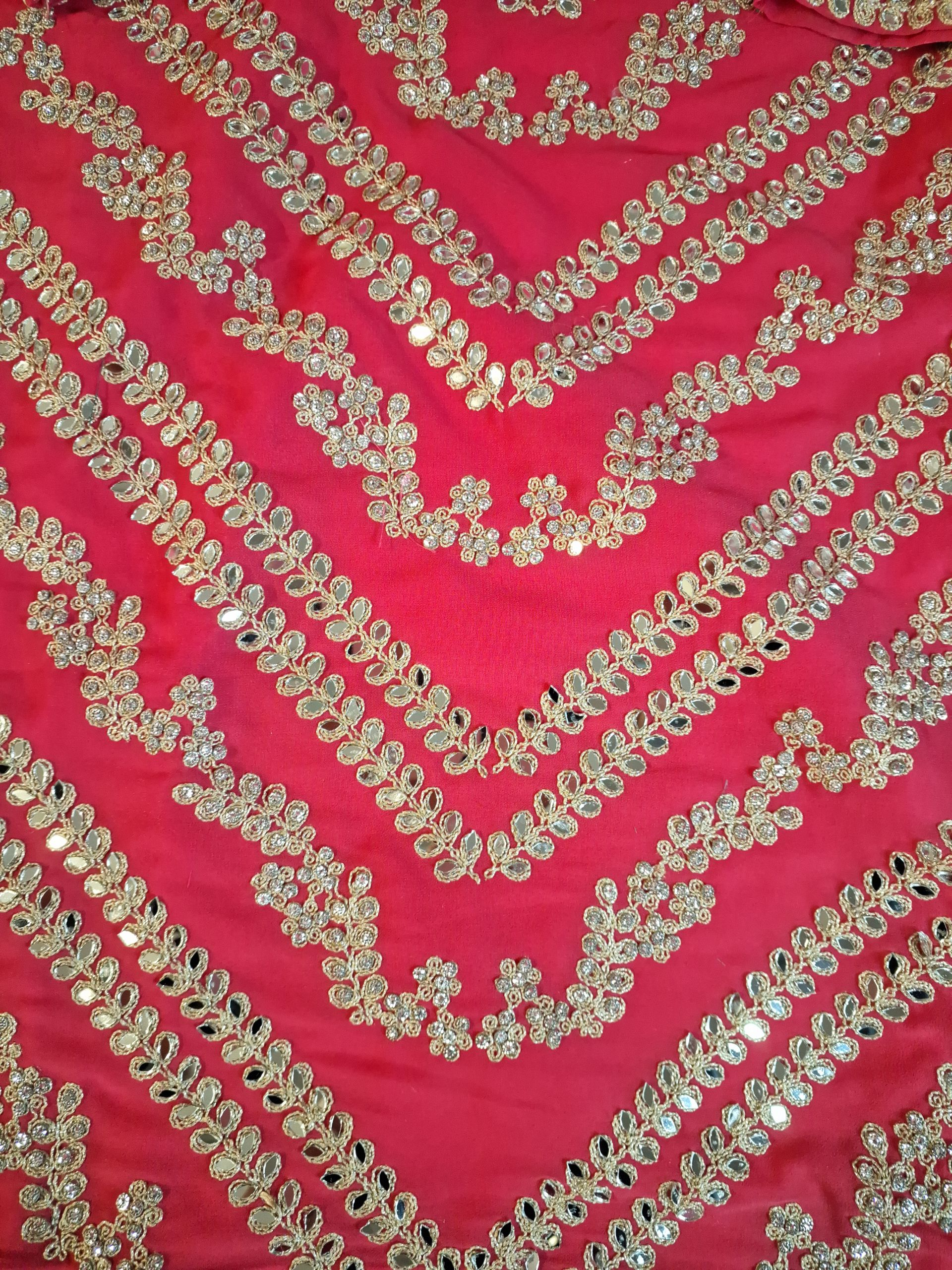 Pink Sharara suit, size 44