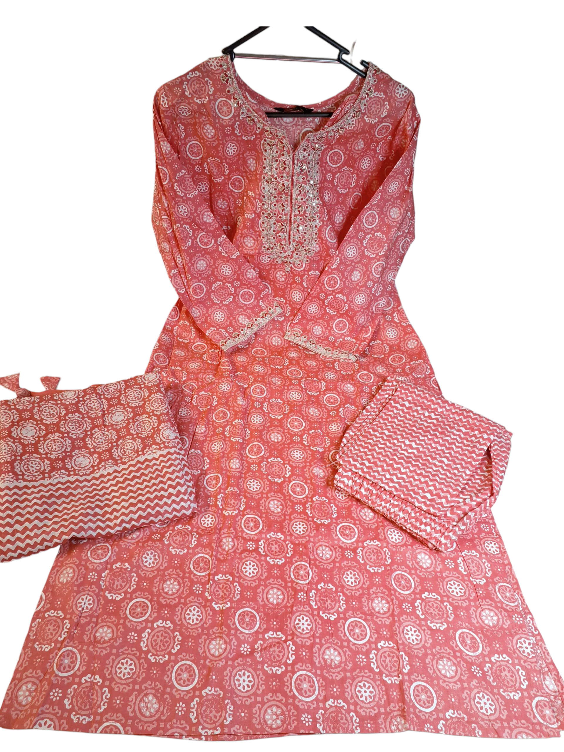 Pure Cotton Suit, Size 40 (Size 38 can also buy it)