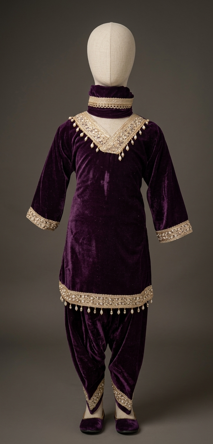 Kids Velvet wine Suit,  size from 2 years to 14 years 